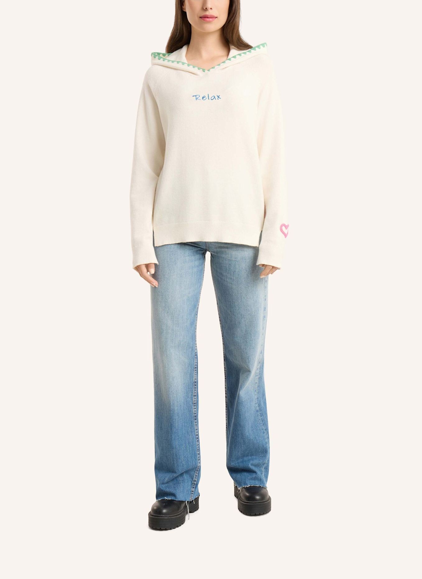 FRIEDA & FREDDIES Kapuzenpullover: BEIGE