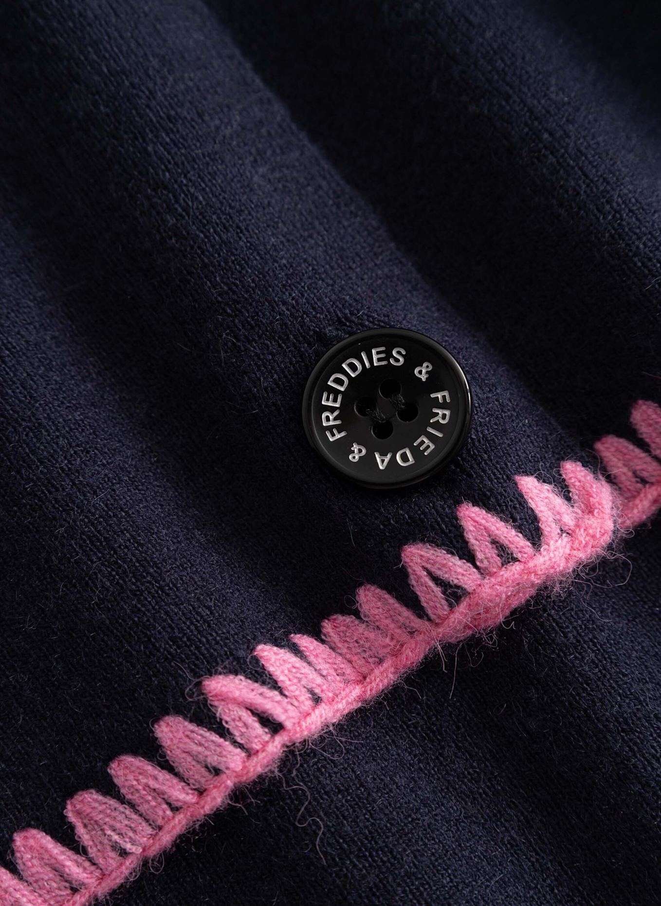 FRIEDA & FREDDIES Strickjacke: DUNKELBLAU