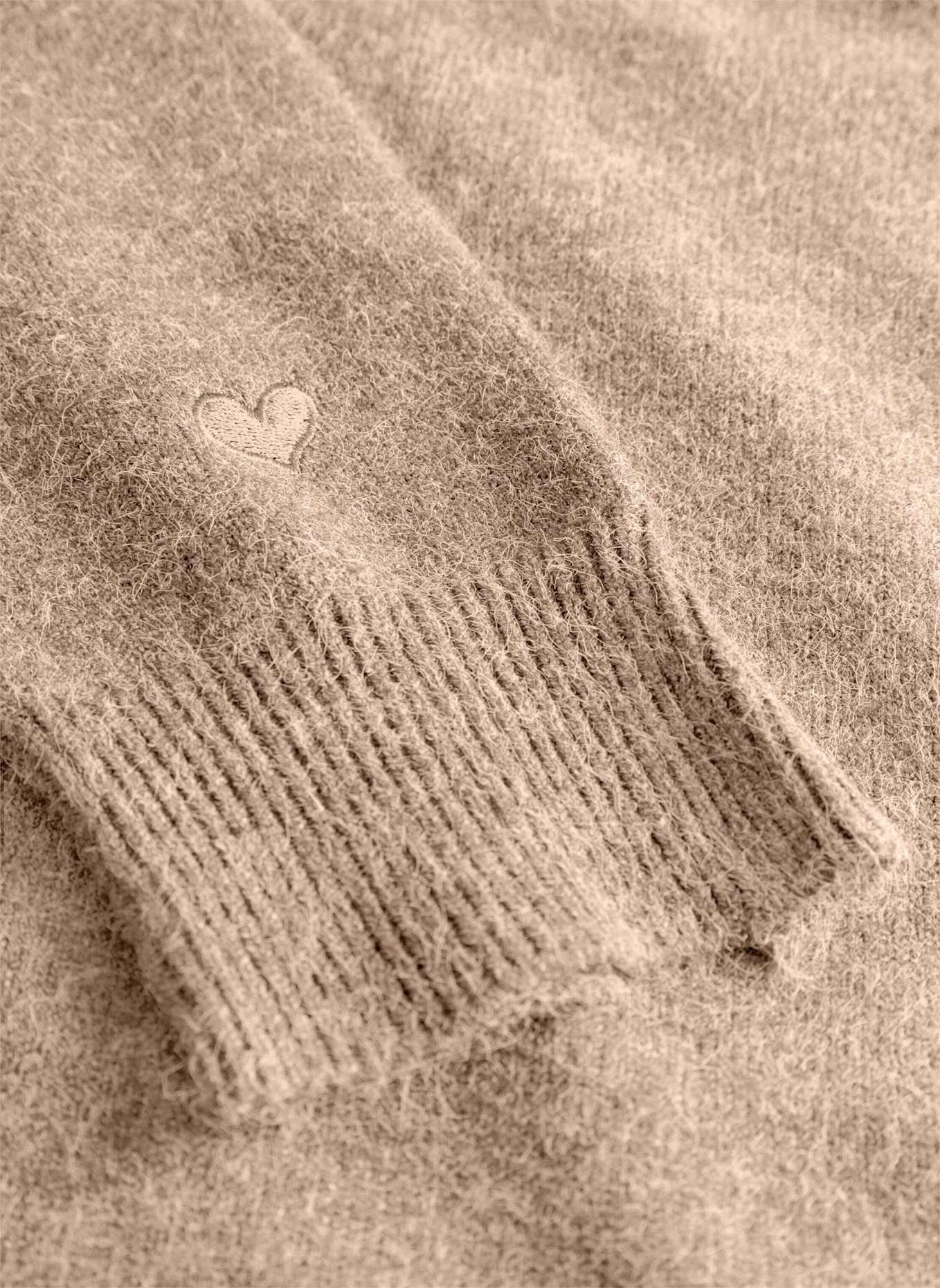 FRIEDA & FREDDIES Strickkleid: BEIGE