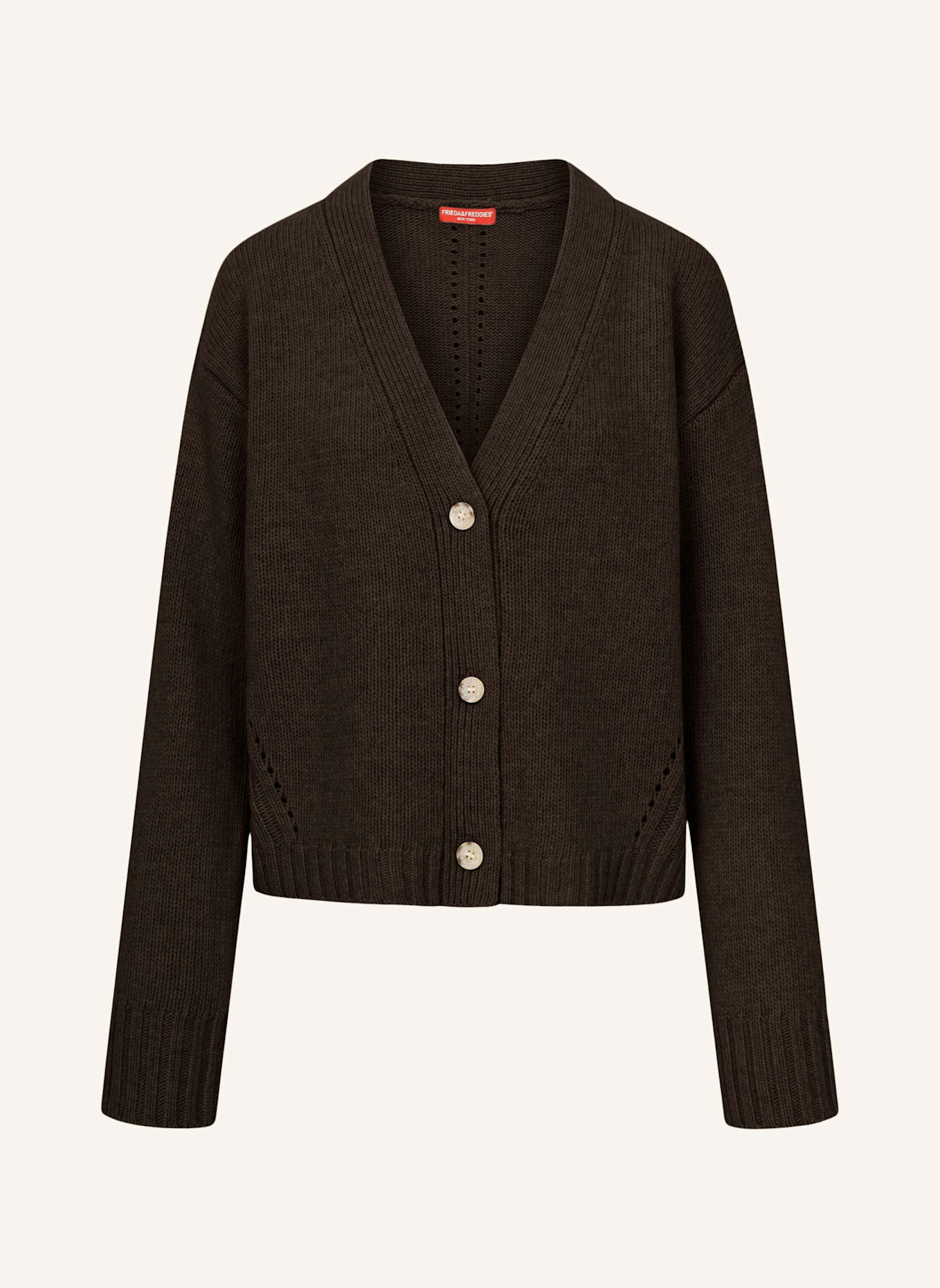 FRIEDA & FREDDIES Strickjacke: CREME