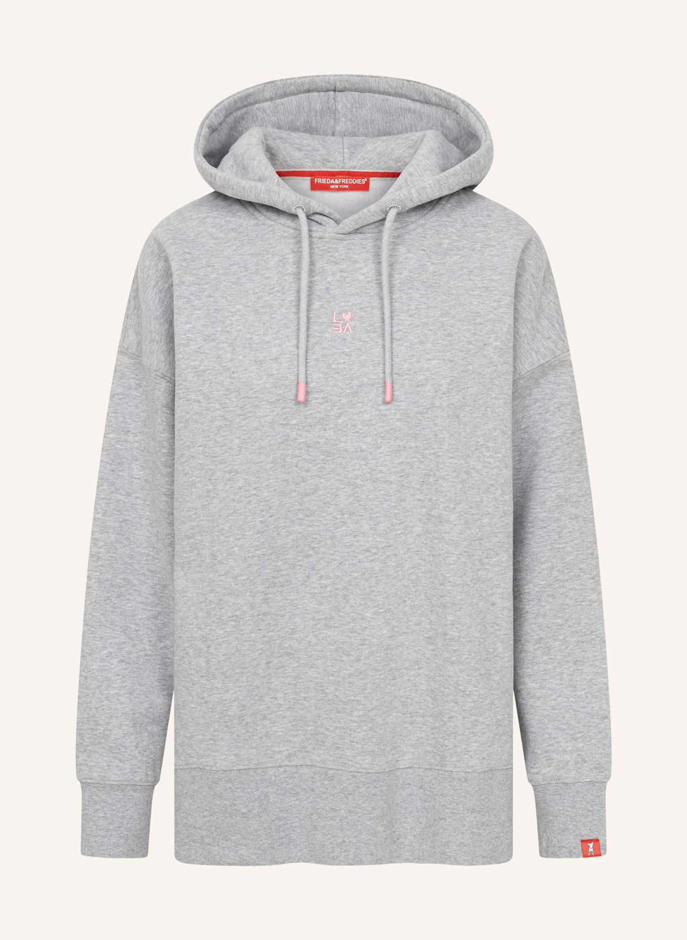 FRIEDA & FREDDIES Oversized-Hoodie: GRAU