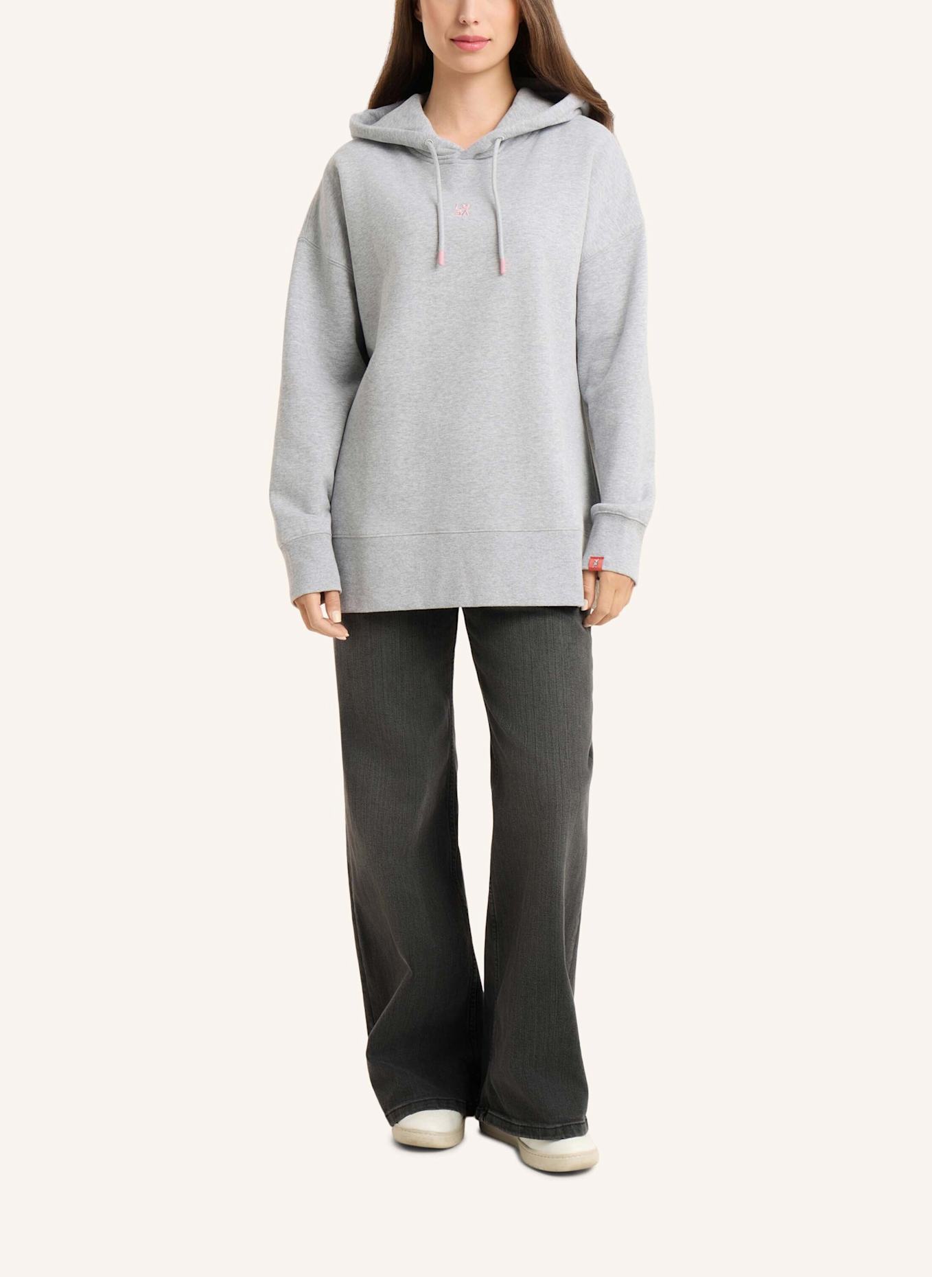 FRIEDA & FREDDIES Oversized-Hoodie: GRAU
