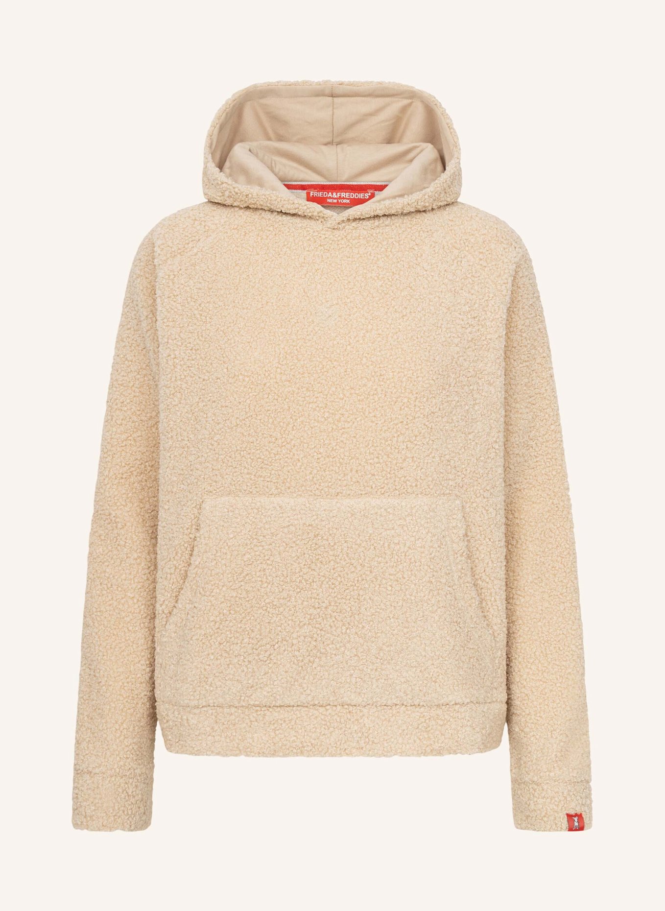 FRIEDA & FREDDIES Teddy-Hoodie: BEIGE