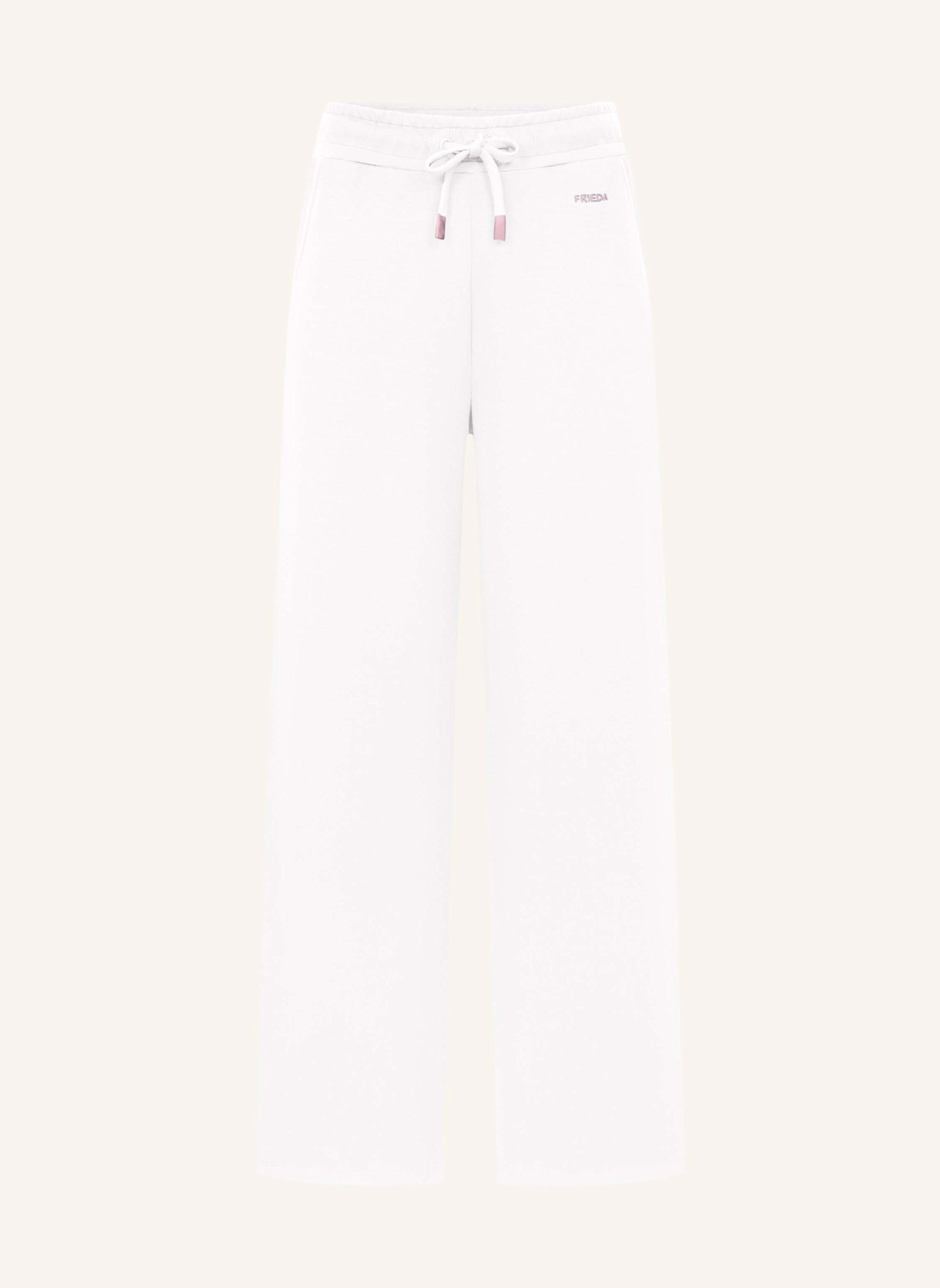 FRIEDA & FREDDIES Hose im Jogging-Stil mit Biesen: BEIGE
