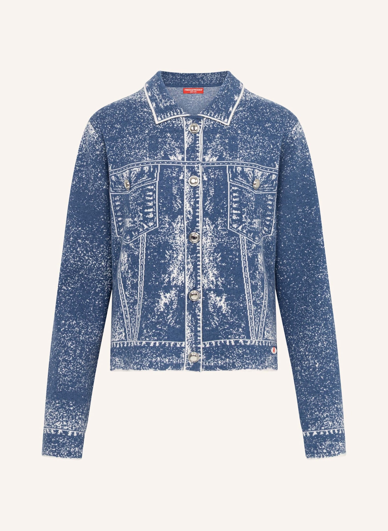 FRIEDA & FREDDIES Strickjacke: BLAU