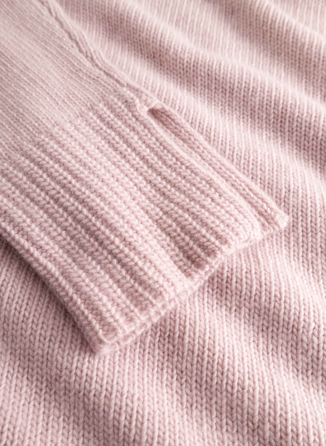 FRIEDA & FREDDIES Strickpullover mit Stehkragen und Daumenlöchern: CREME