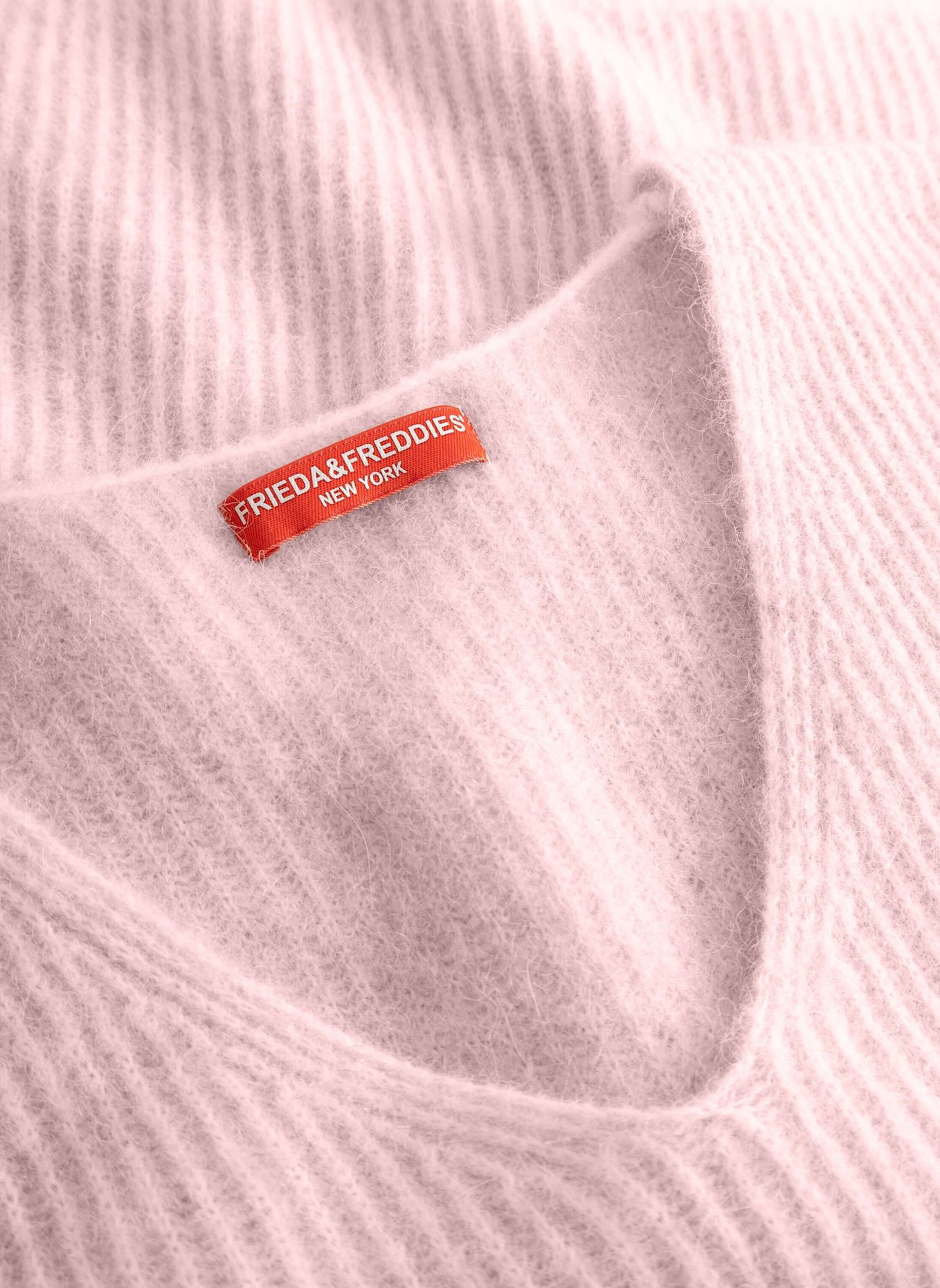 FRIEDA & FREDDIES Strickpullover mit V-Ausschnitt: BEIGE
