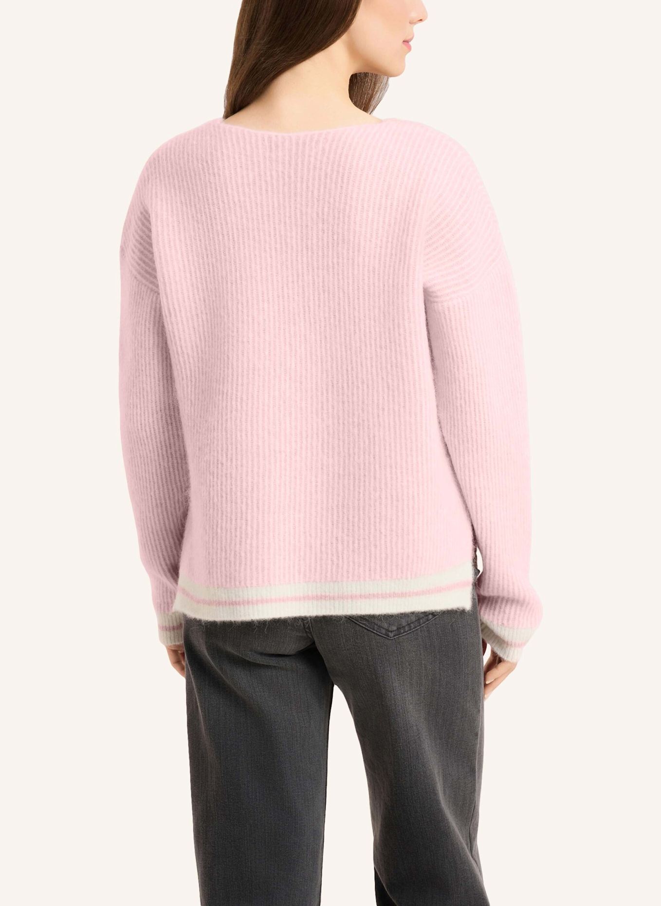 FRIEDA & FREDDIES Strickpullover mit V-Ausschnitt: BEIGE