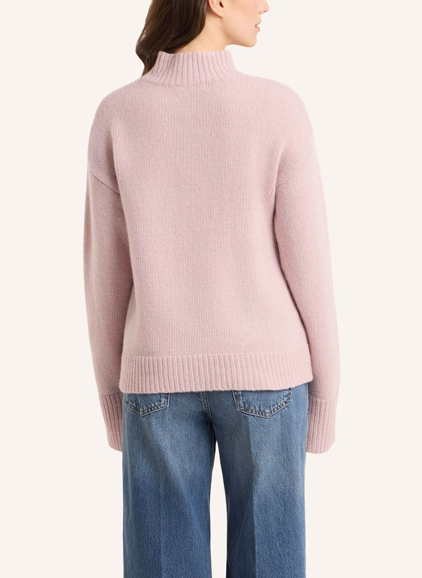 FRIEDA & FREDDIES Strickpullover mit Stehkragen und Daumenlöchern: CREME