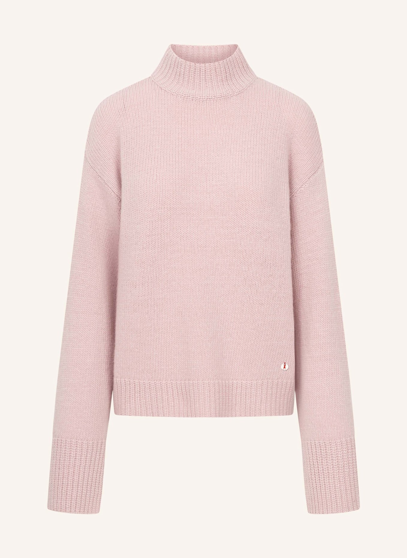 FRIEDA & FREDDIES Strickpullover mit Stehkragen und Daumenlöchern: CREME