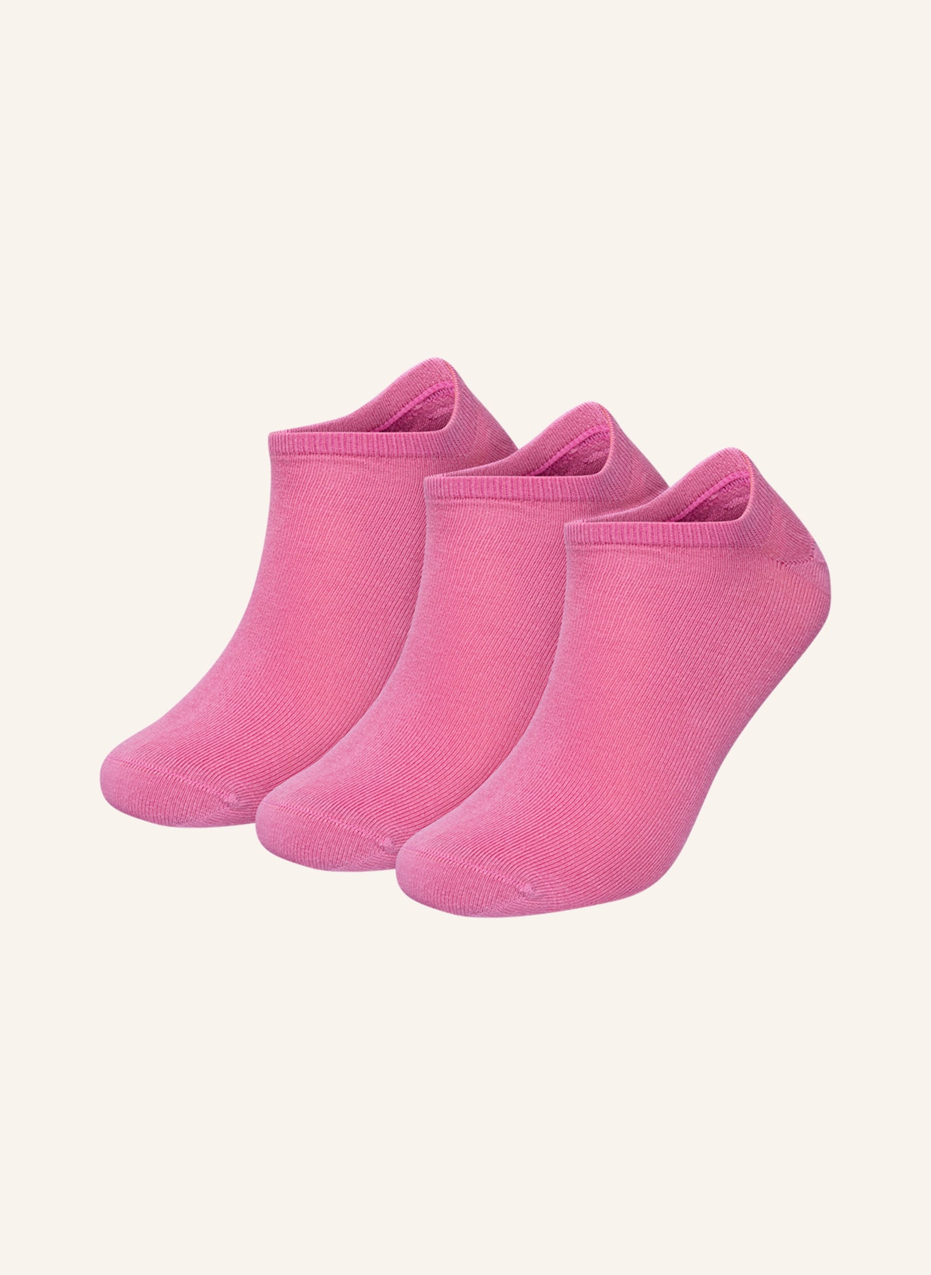 DillySocks 3er-Pack Sneakersocken ONE COLOR SHORTIES: PINK