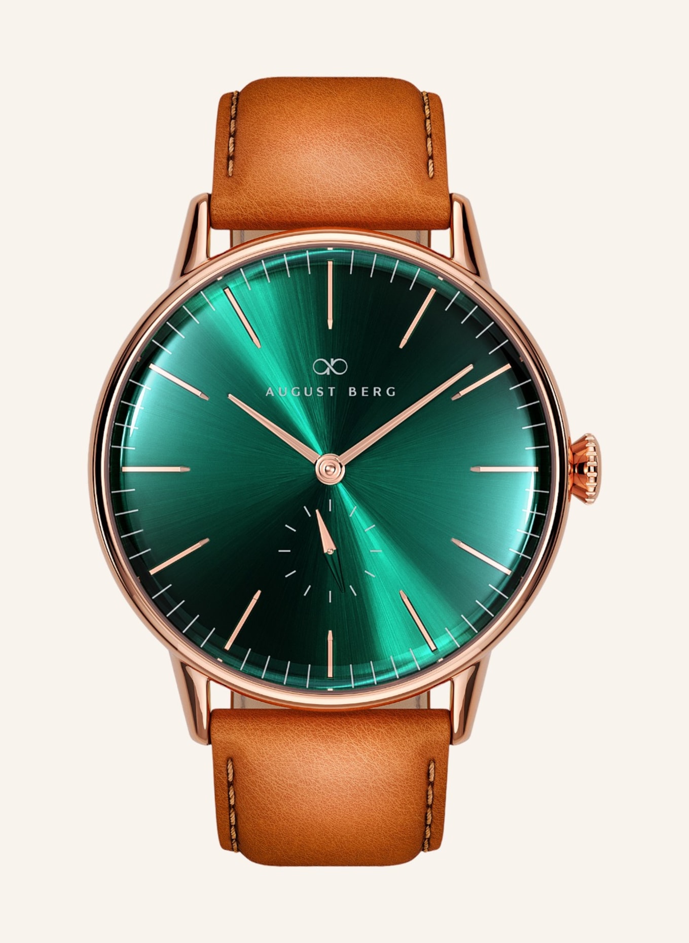 AUGUST BERG Armbanduhr Serenity, Farbe: DUNKELGRÜN (Bild 1)
