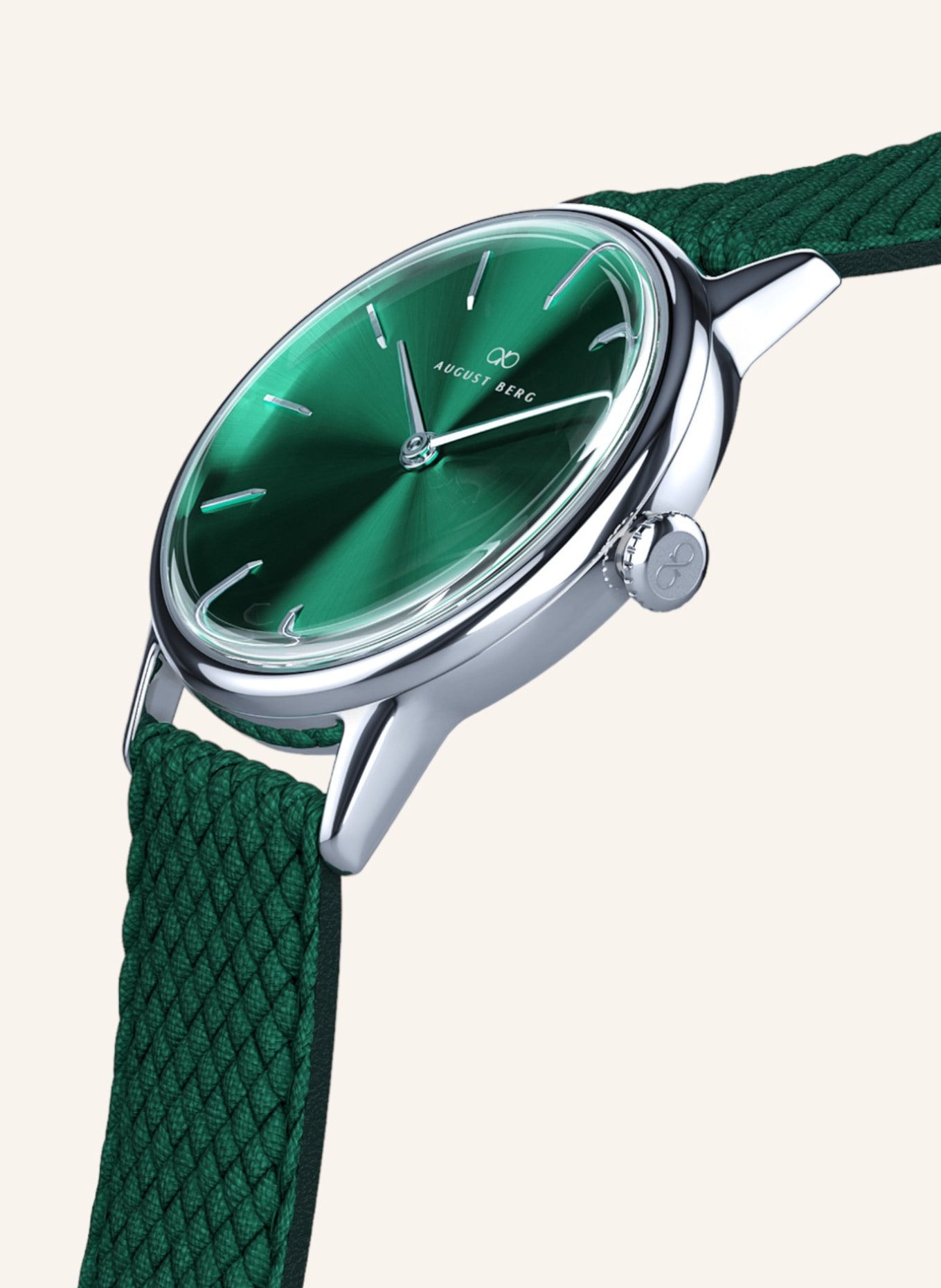 AUGUST BERG Armbanduhr Serenity, Farbe: DUNKELGRÜN (Bild 2)