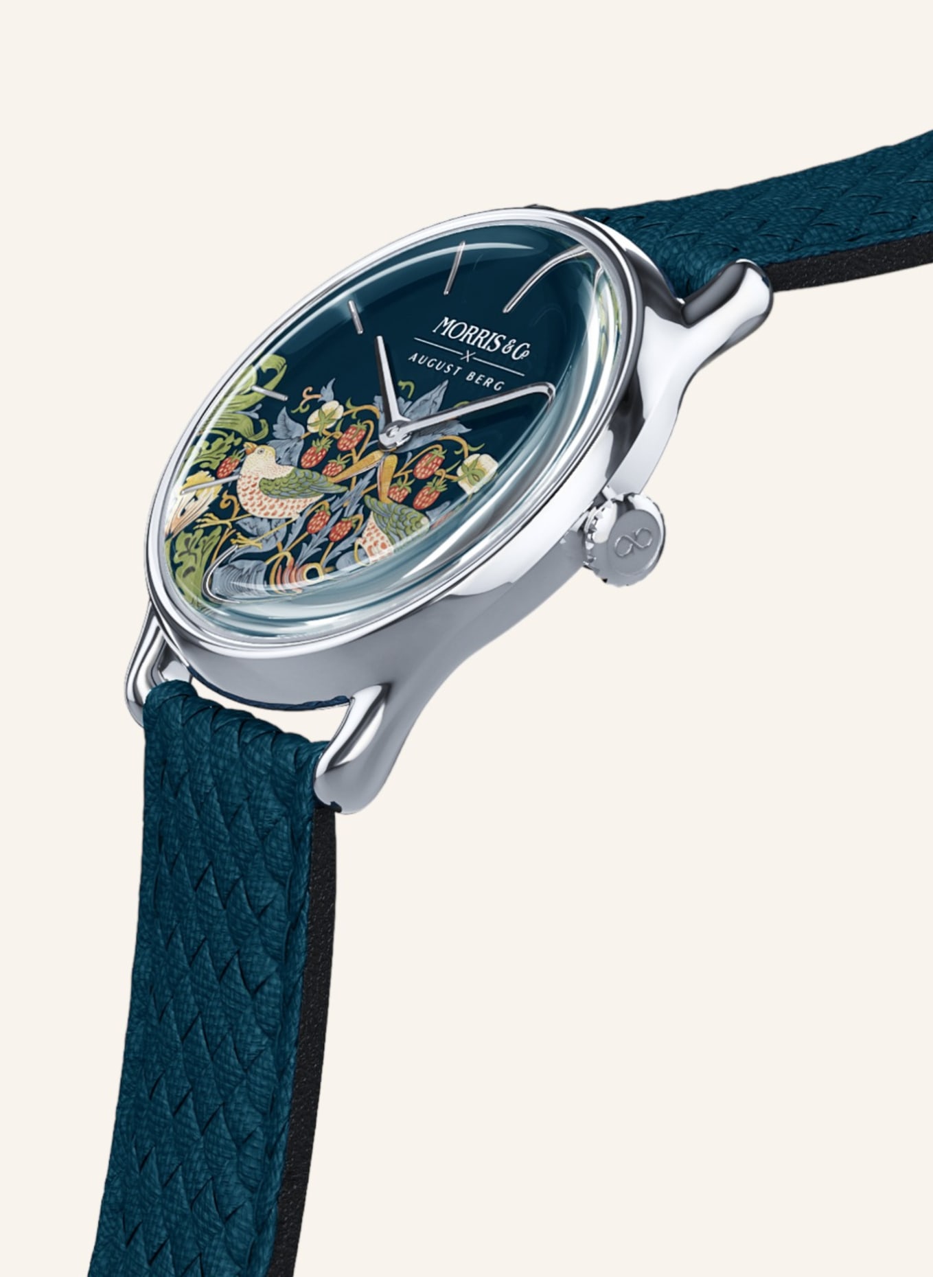 AUGUST BERG Armbanduhr Morris & Co., Farbe: SILBER (Bild 2)