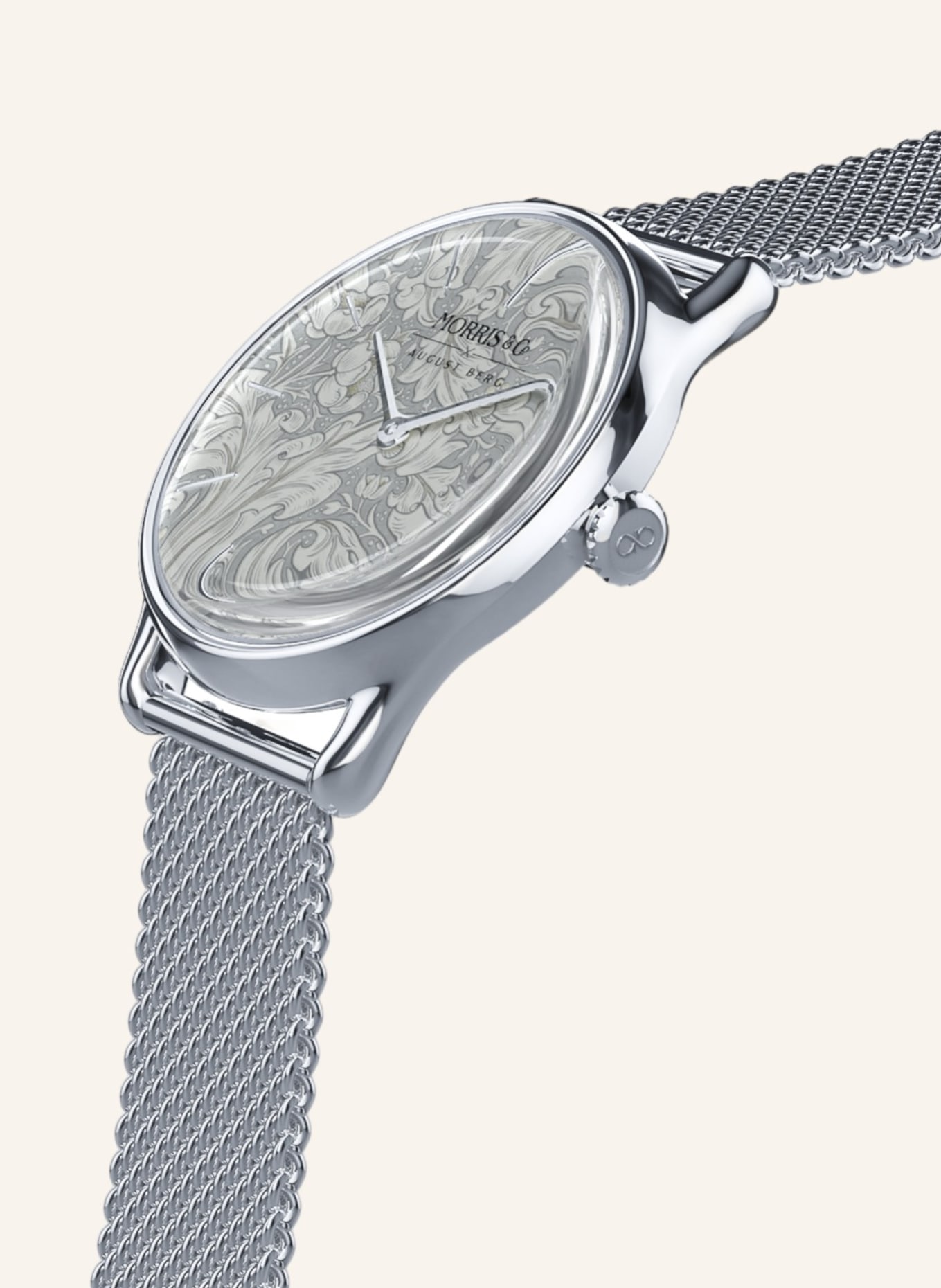 AUGUST BERG Armbanduhr Morris & Co., Farbe: SILBER (Bild 2)