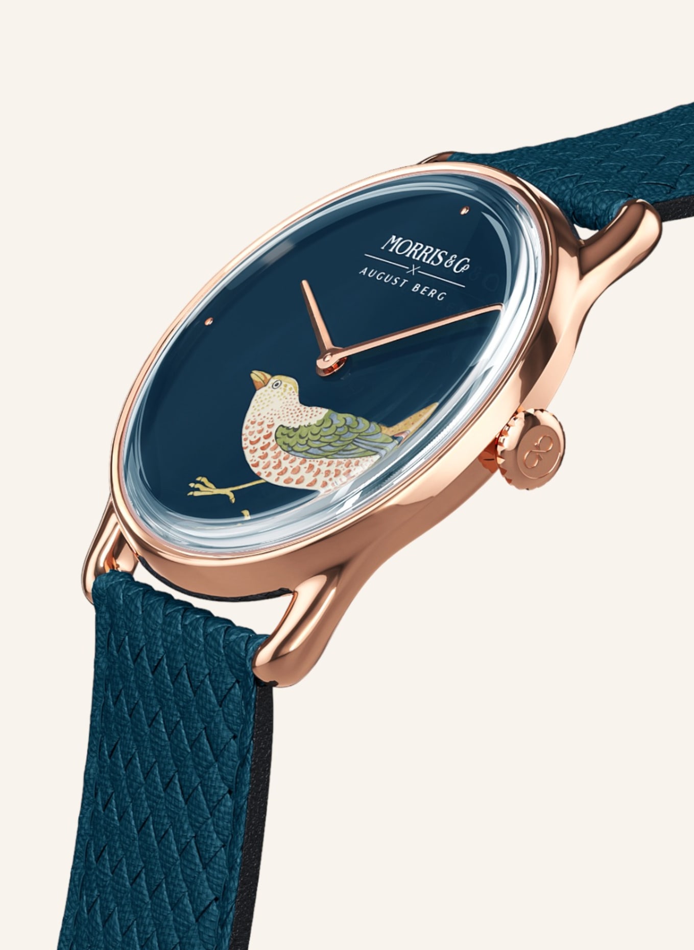 AUGUST BERG Armbanduhr Morris & Co., Farbe: BLAU (Bild 2)