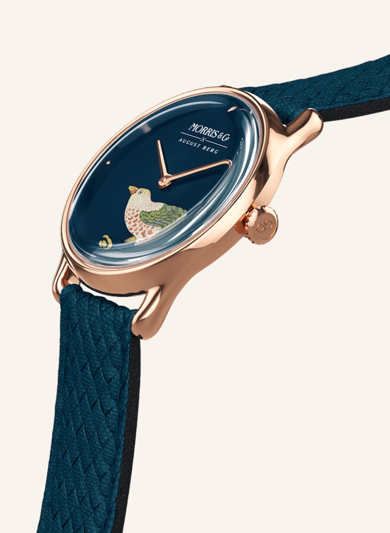 AUGUST BERG Armbanduhr Morris & Co., Farbe: BLAU (Bild 2)