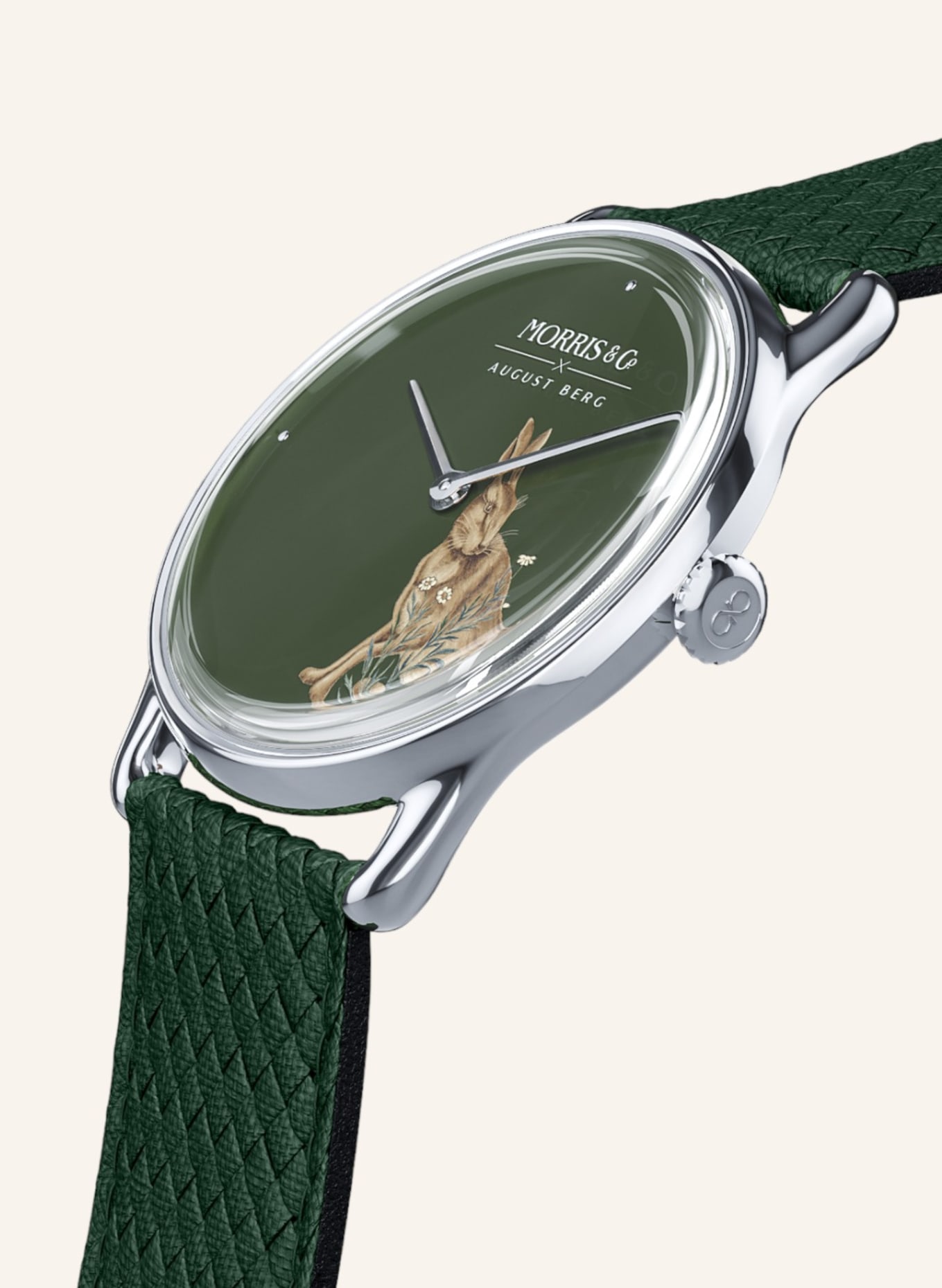 AUGUST BERG Armbanduhr Morris & Co., Farbe: GRÜN (Bild 2)
