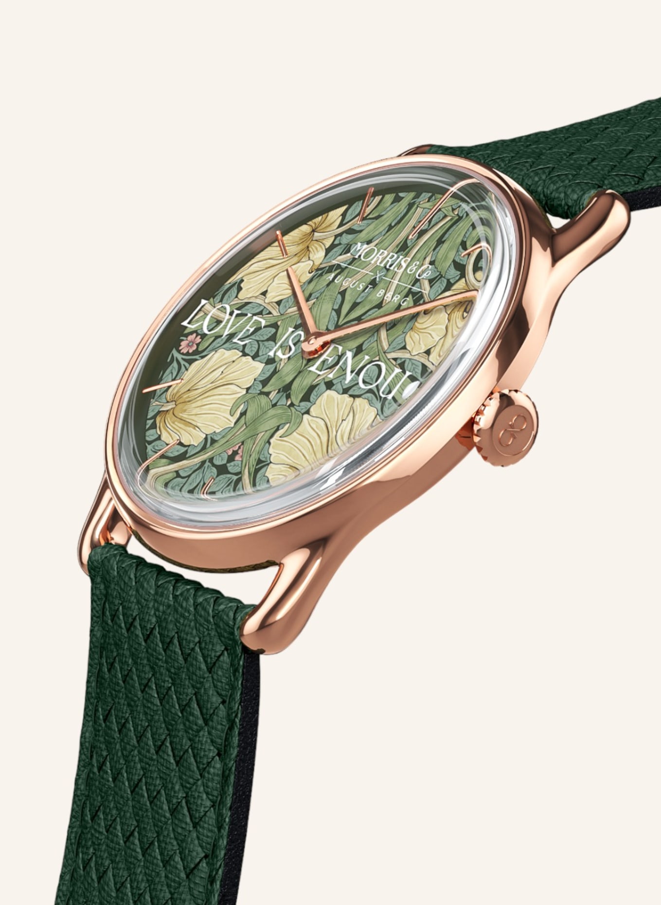 AUGUST BERG Armbanduhr Morris & Co., Farbe: DUNKELGRÜN (Bild 2)