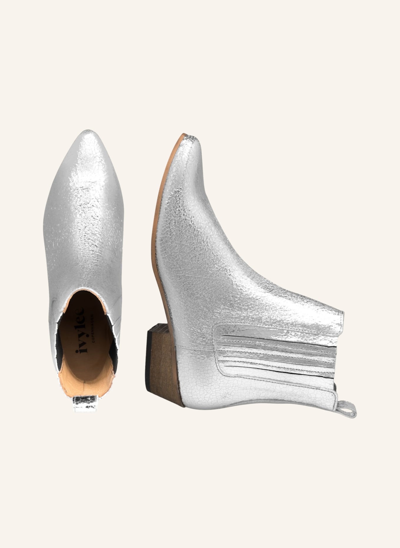 ivylee Boots BAILEY  METALLIC, Farbe: SILBER (Bild 2)