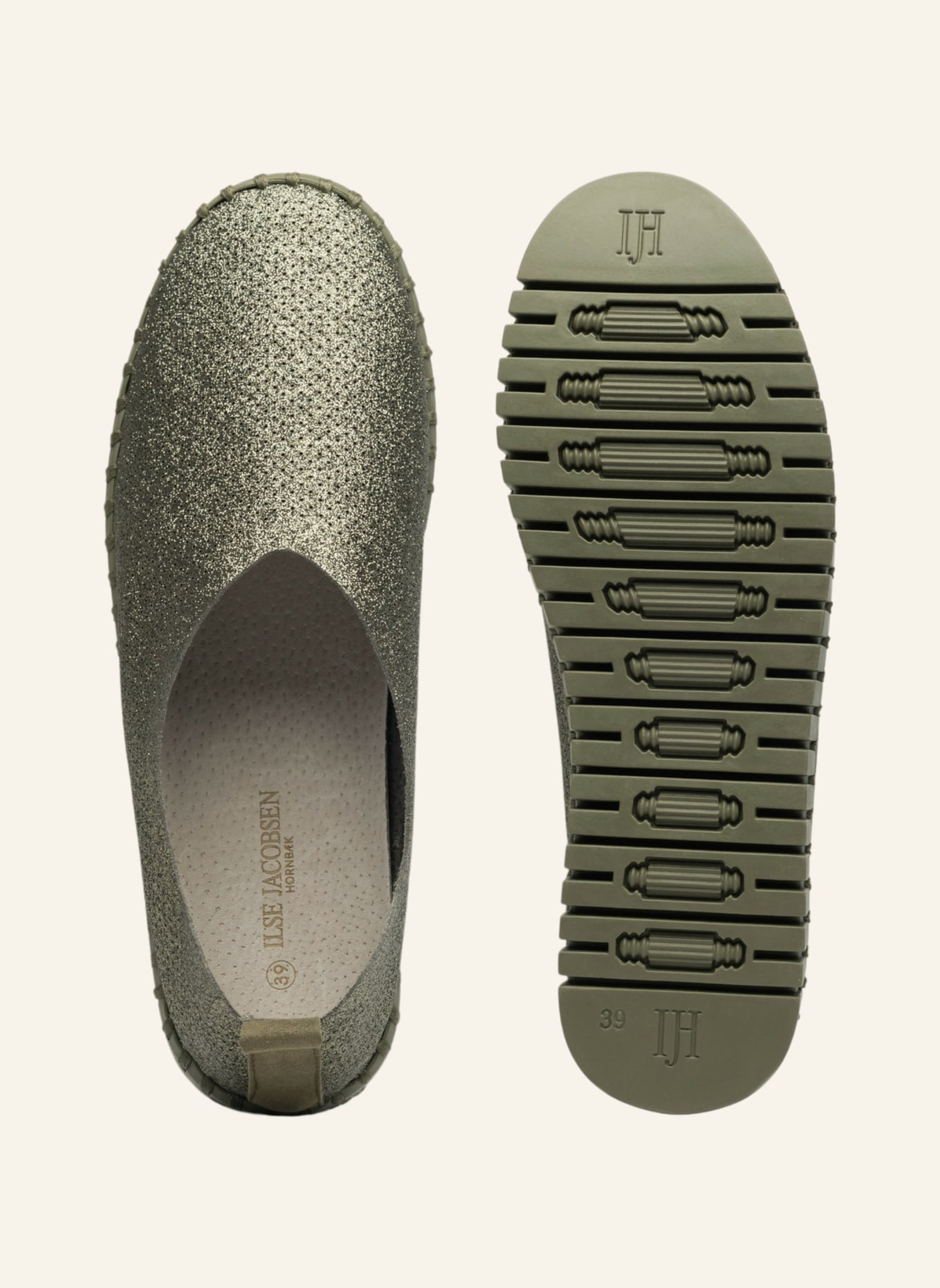 ILSE JACOBSEN Slipper TULIP3272GB, Farbe: KHAKI (Bild 2)