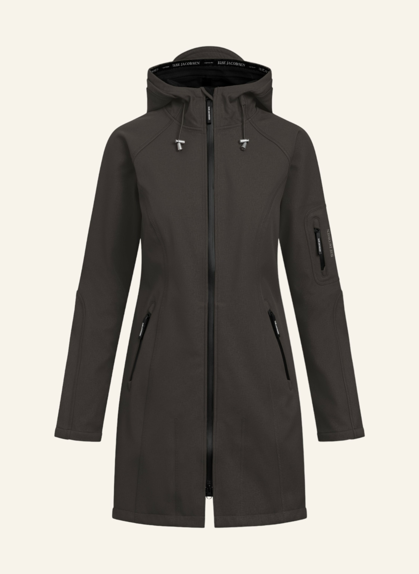 ILSE JACOBSEN Softshell-Mantel: SCHWARZ