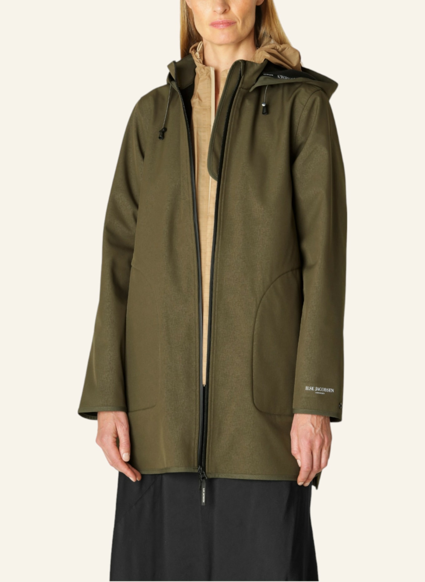 ILSE JACOBSEN Regenmantel RAIN135, Farbe: KHAKI (Bild 5)