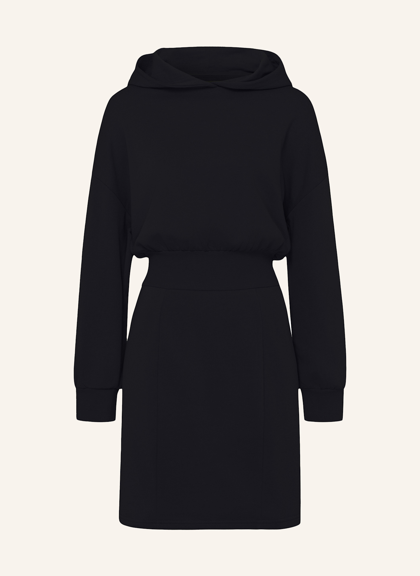 Les Lunes Hoodie-Kleid CHARLIE, Farbe: SCHWARZ (Bild 1)