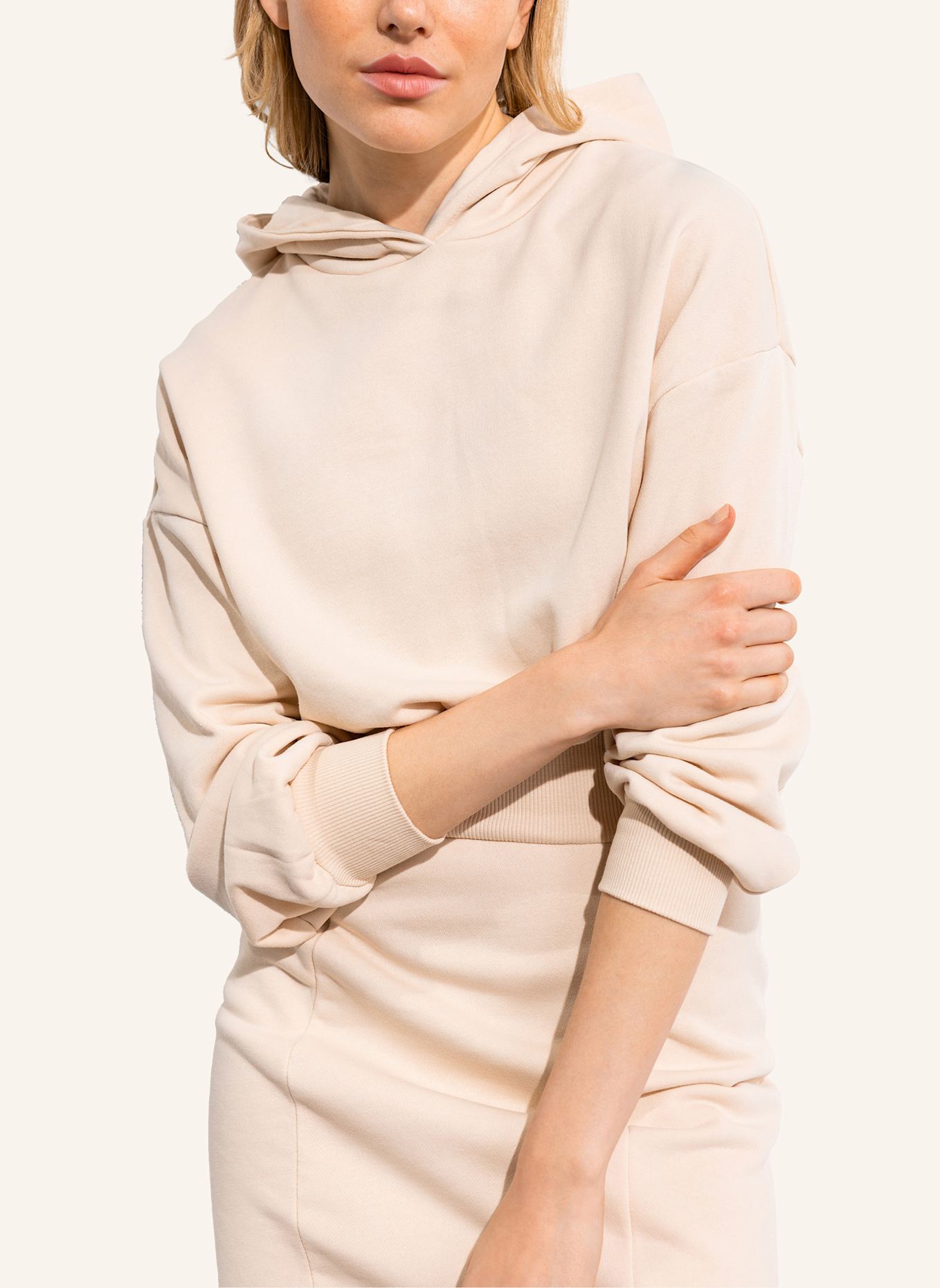 Les Lunes Hoodie-Kleid CHARLIE, Farbe: BEIGE (Bild 4)