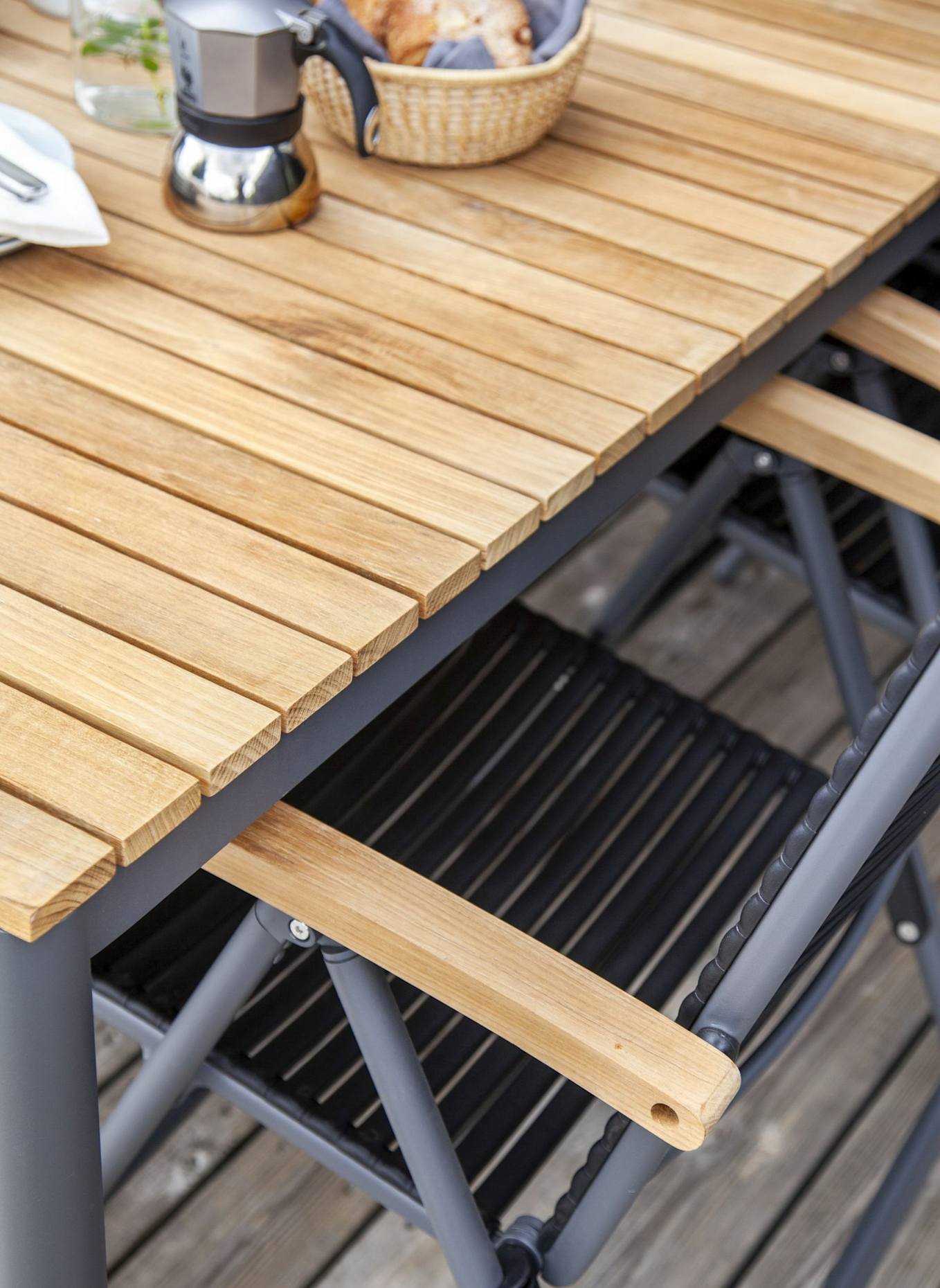 cinas 5tlg.- Gartenmöbelset MOOD/MOOD POSITION: GRAU