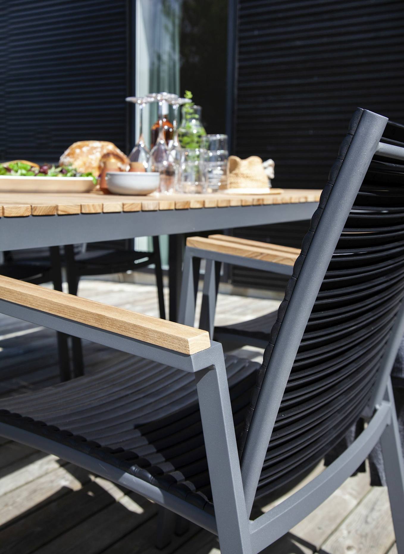 cinas 5tlg.-Gartenmöbelset MOOD EXTREME: GRAU