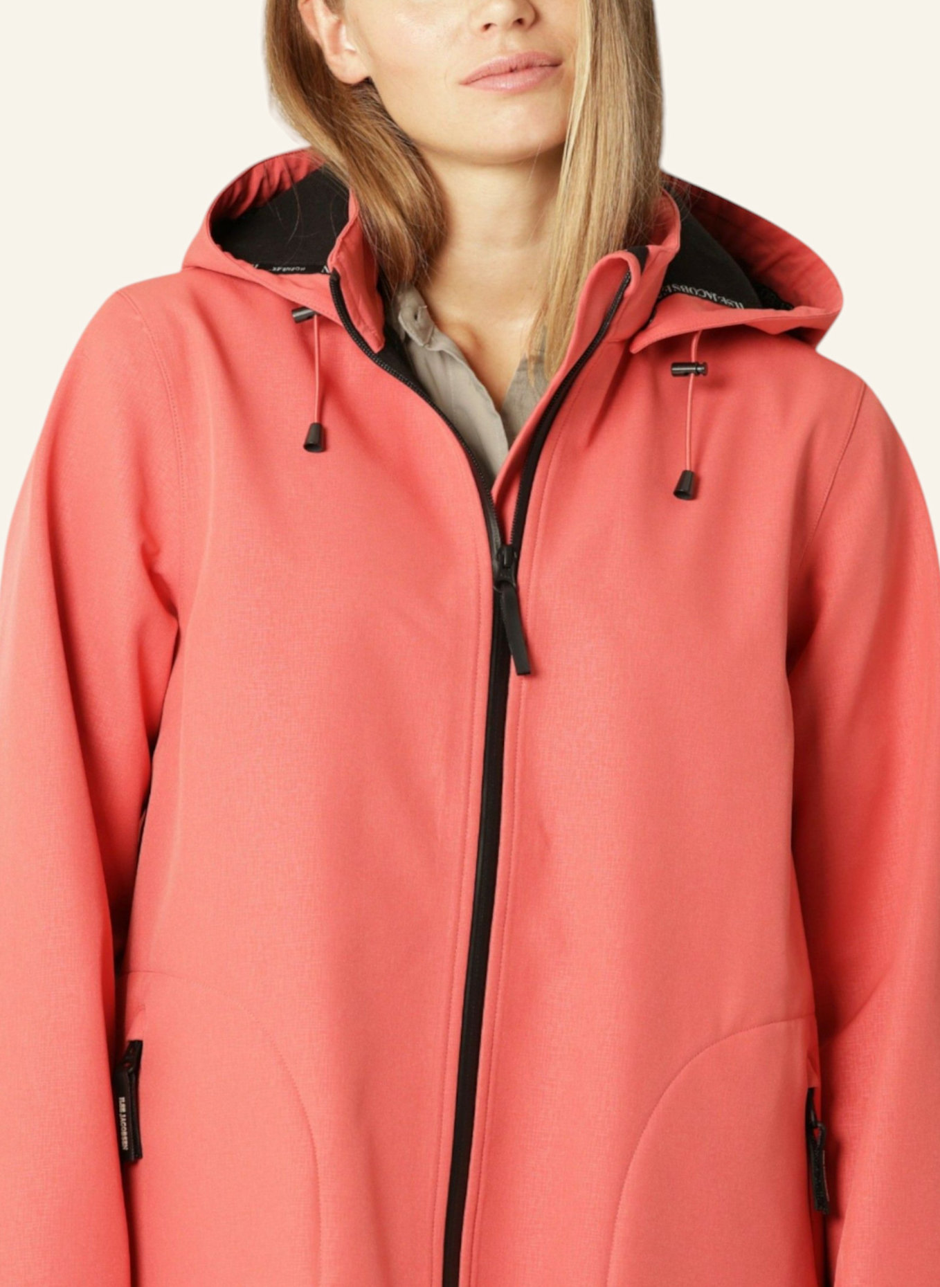ILSE JACOBSEN Regenmantel RAIN135: HELLROSA