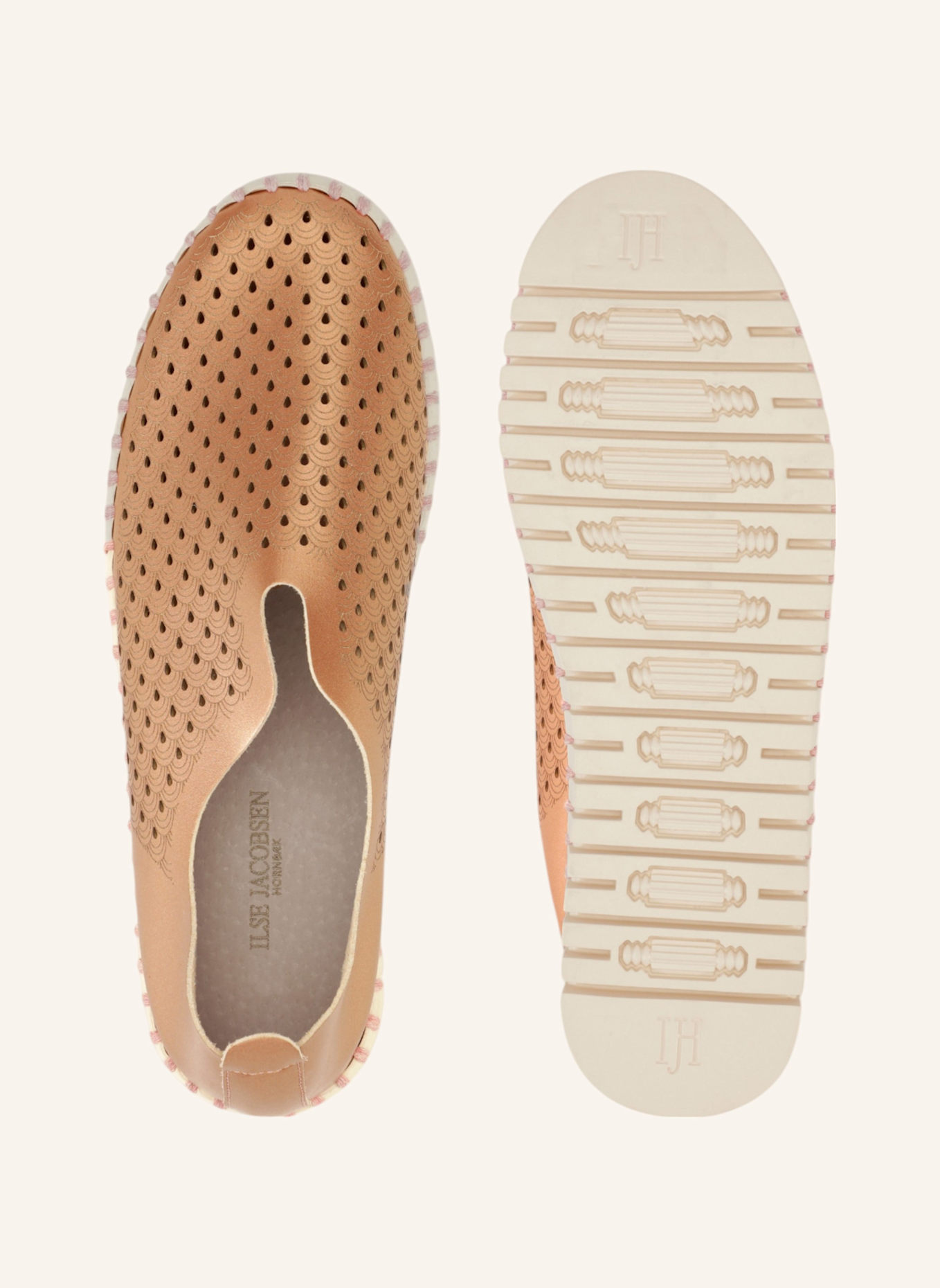 ILSE JACOBSEN Slipper TULIP3576: ROSÉGOLD