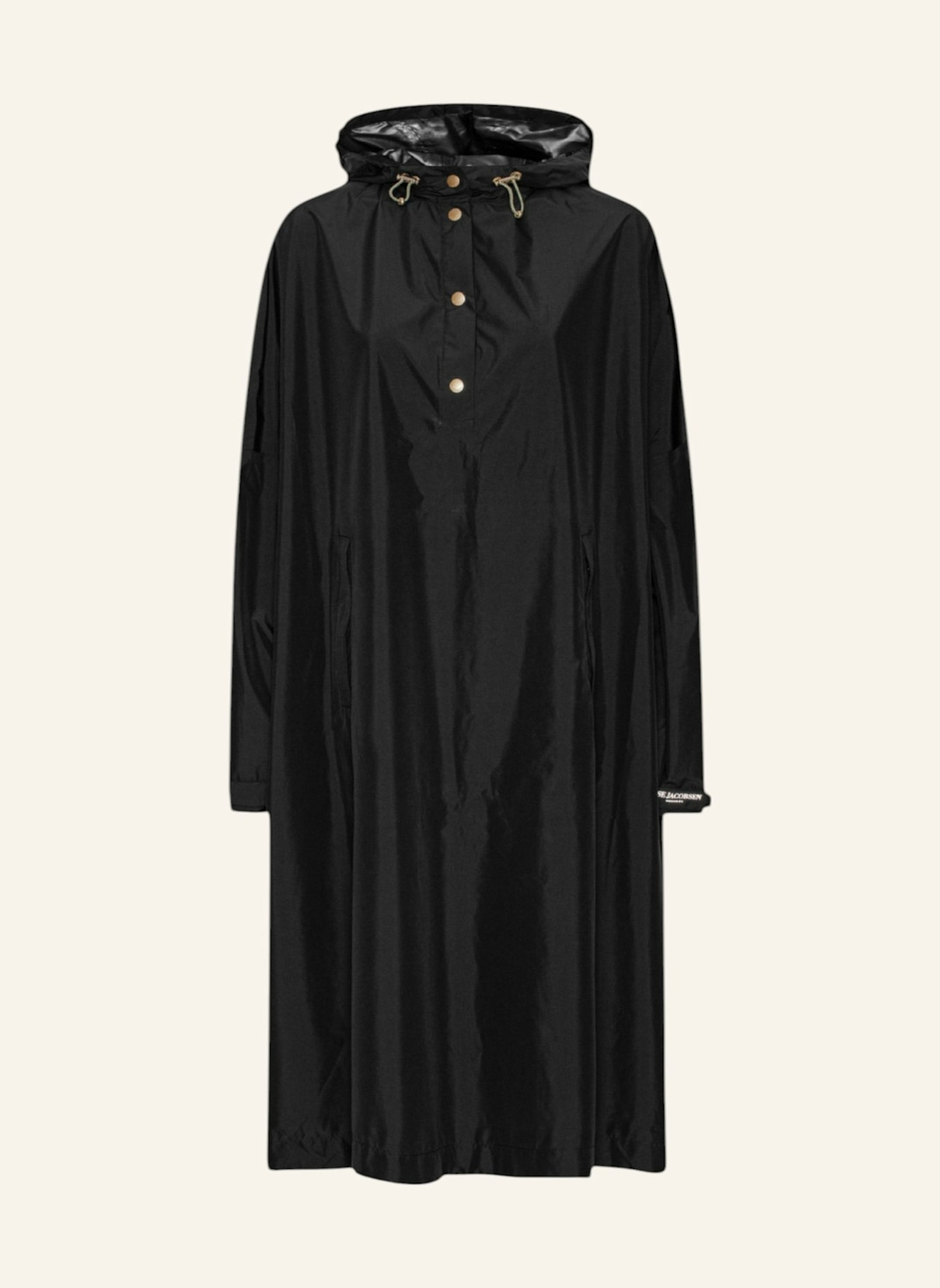 ILSE JACOBSEN Regenponcho RAIN221SP: SCHWARZ