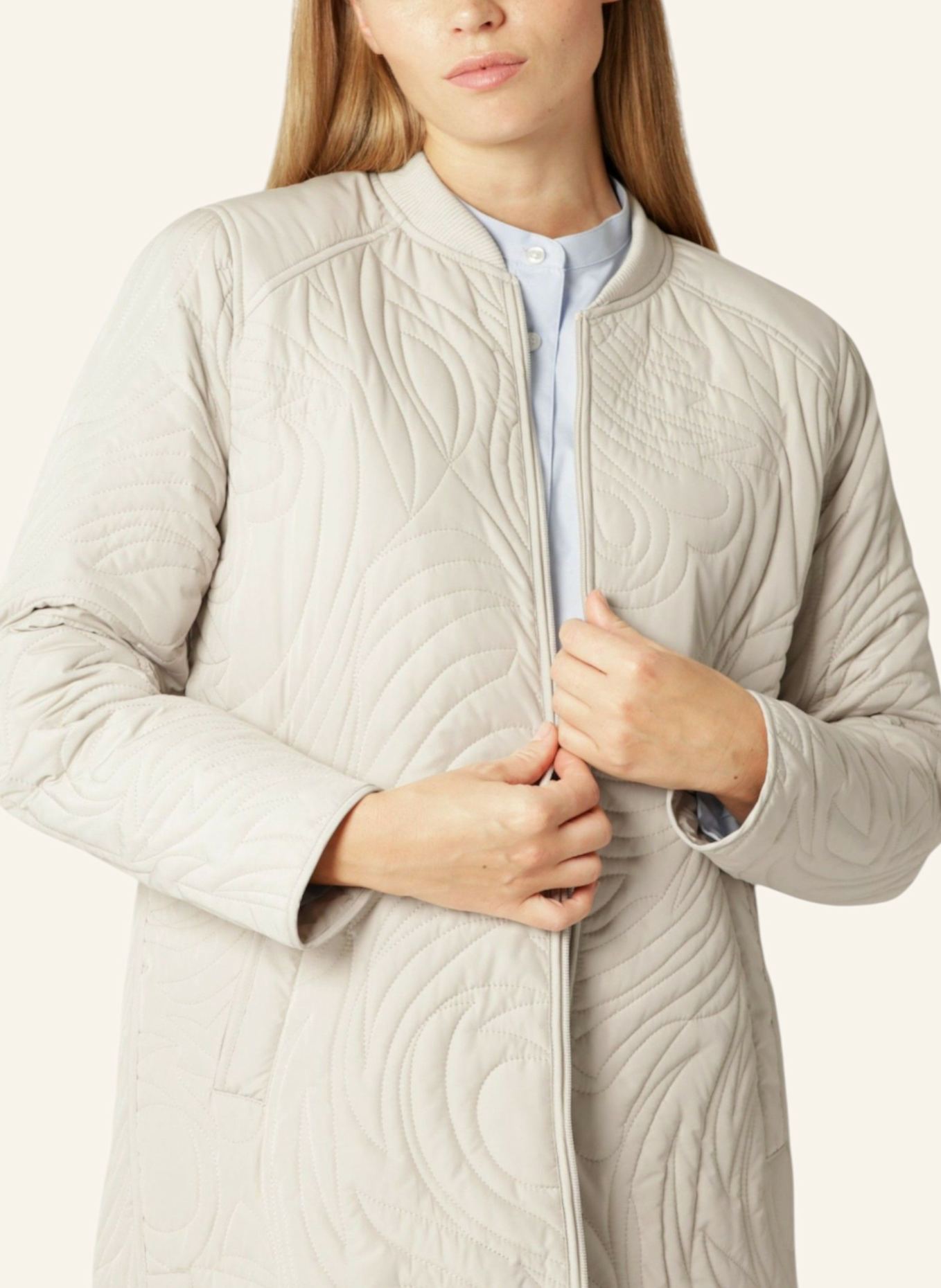 ILSE JACOBSEN Steppmantel DUNE06: WEISS