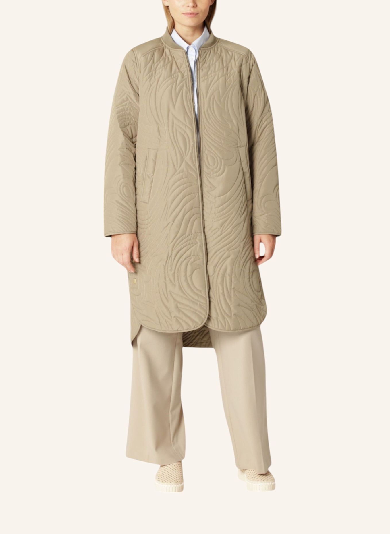 ILSE JACOBSEN Steppmantel DUNE06: BEIGE