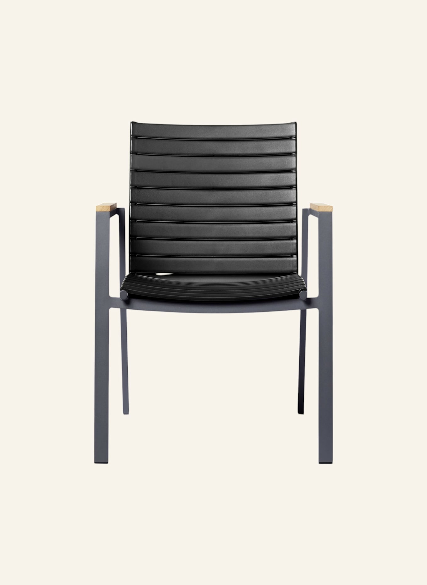 cinas Gartenmöbel Set mit 1 Tisch & 4 Stühlen MOOD EXTREME: GRAU