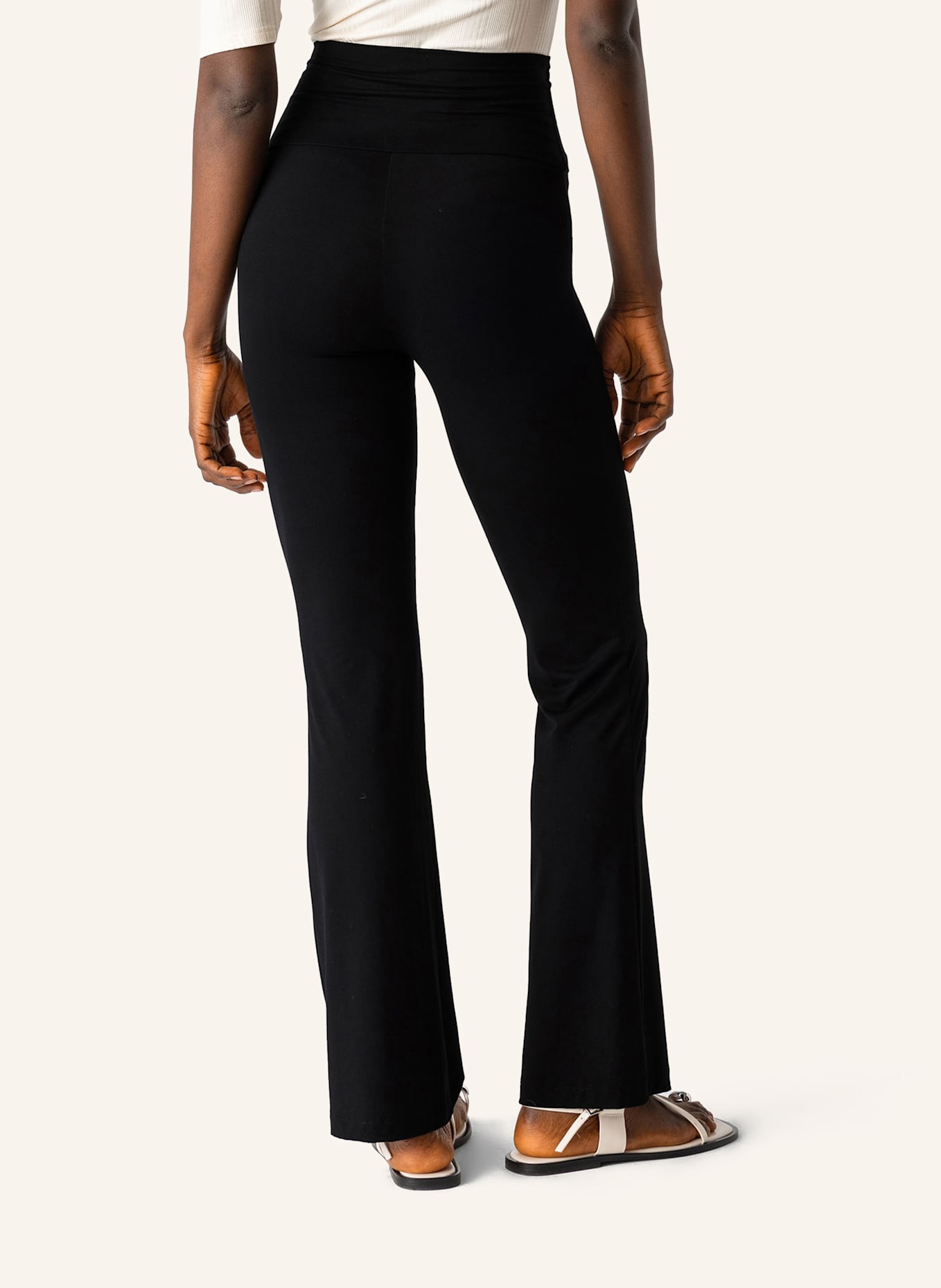 Les Lunes Hose BELLE LEGGINGS FLARED: SCHWARZ