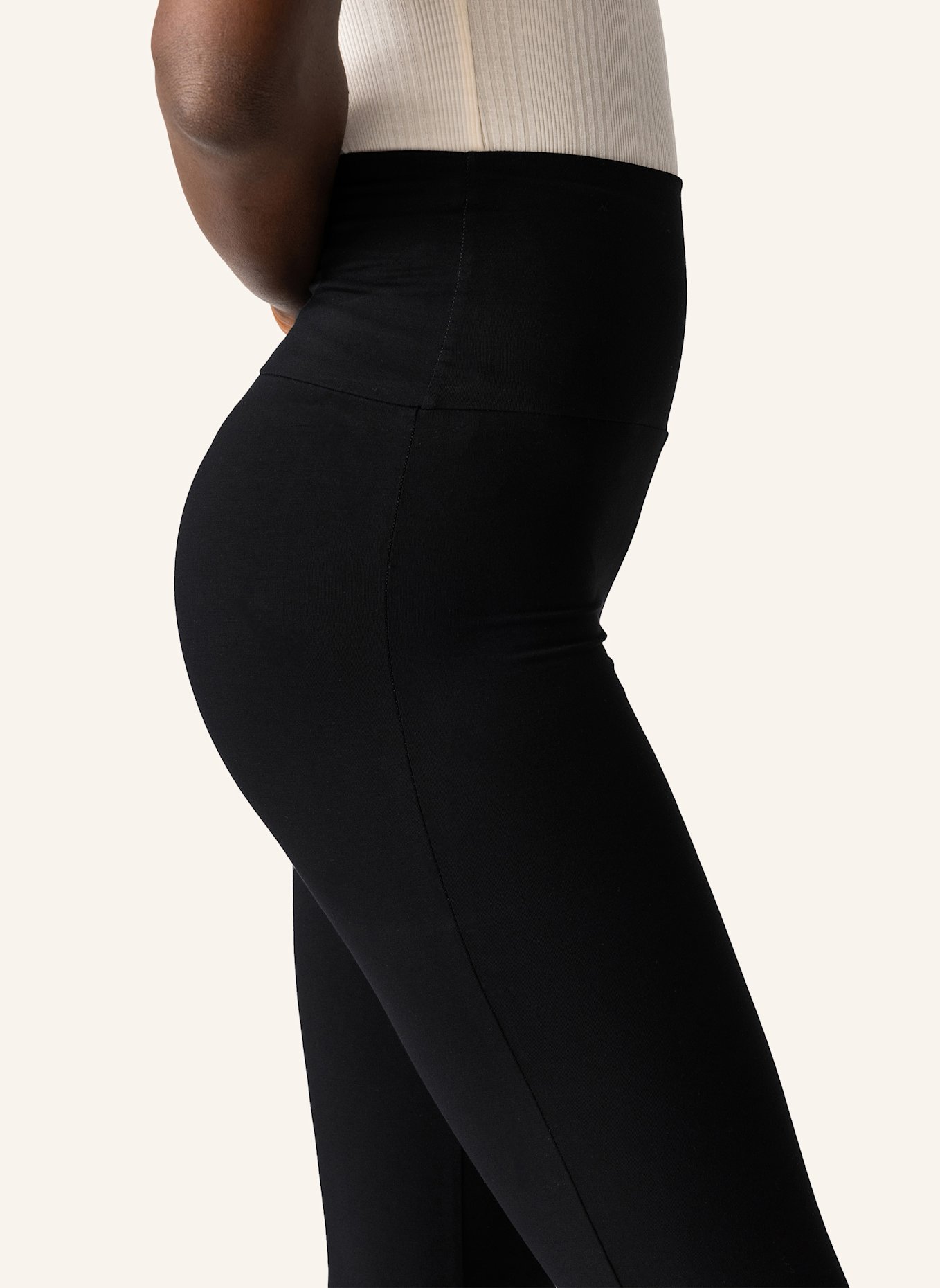 Les Lunes Hose BELLE LEGGINGS FLARED: SCHWARZ