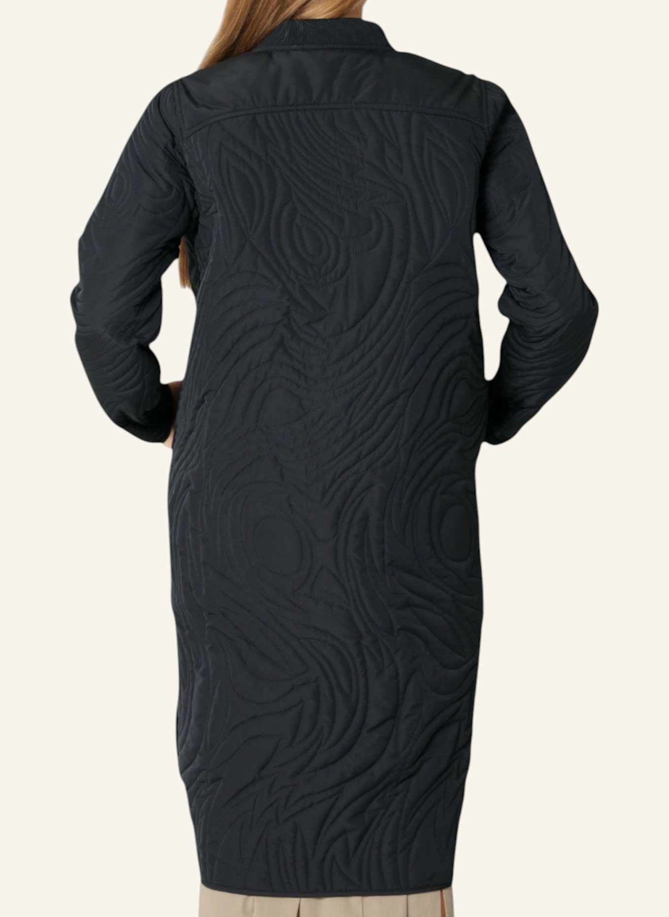 ILSE JACOBSEN Steppmantel DUNE06: DUNKELBLAU