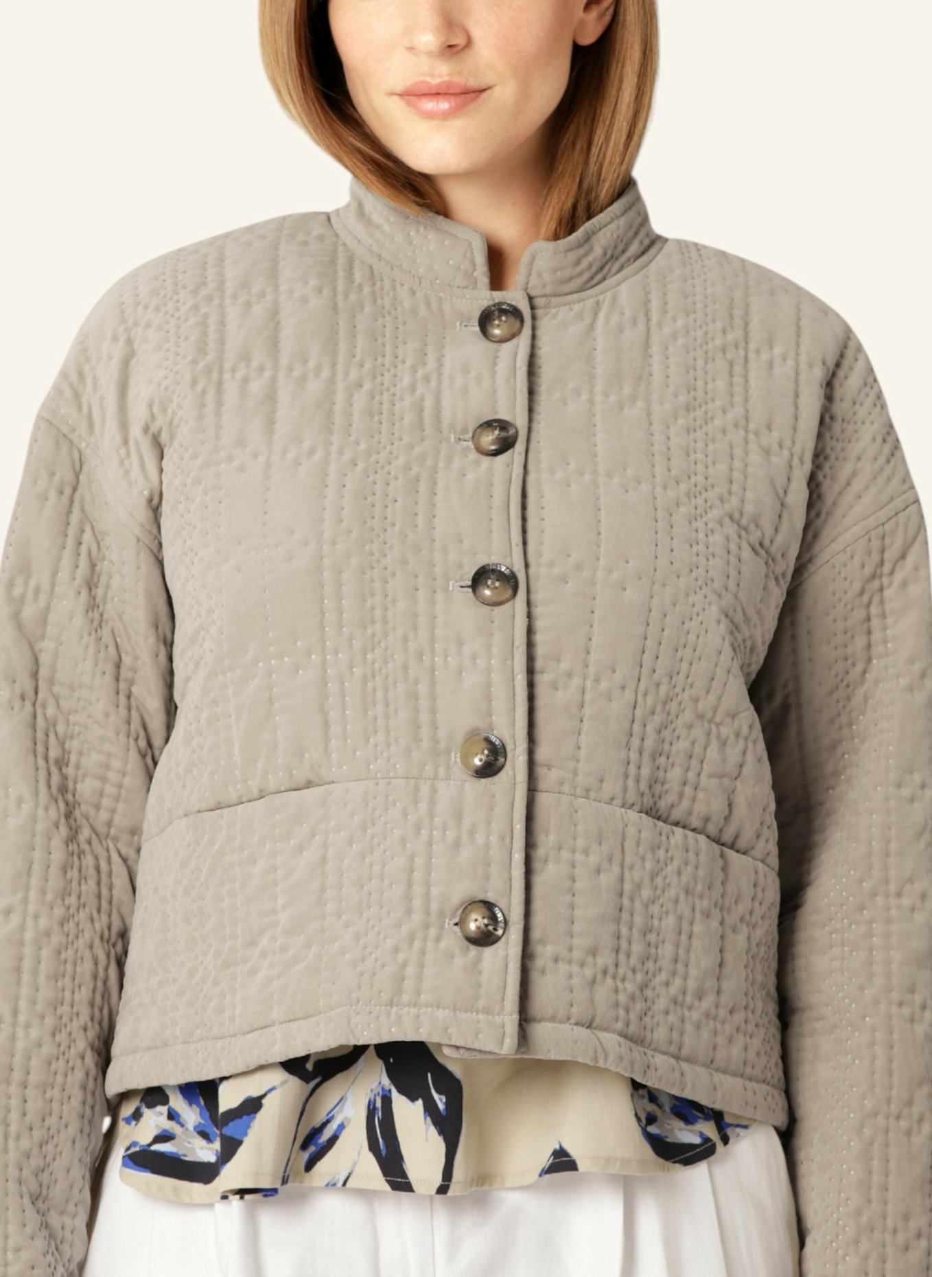 ILSE JACOBSEN Steppjacke QUILTTO01: BEIGE