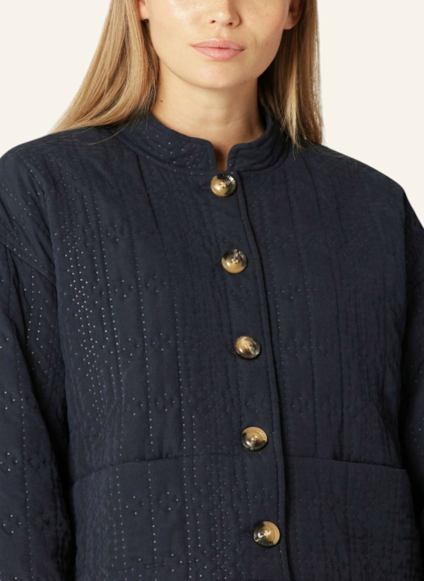 ILSE JACOBSEN Steppjacke QUILTTO01: DUNKELBLAU