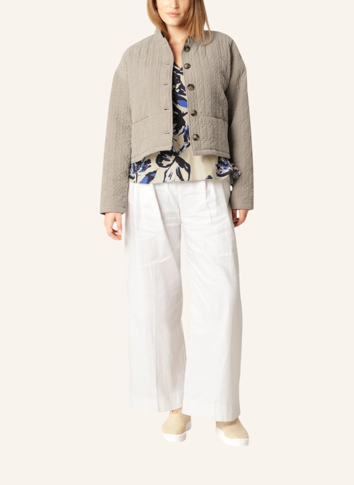 ILSE JACOBSEN Steppjacke QUILTTO01: BEIGE