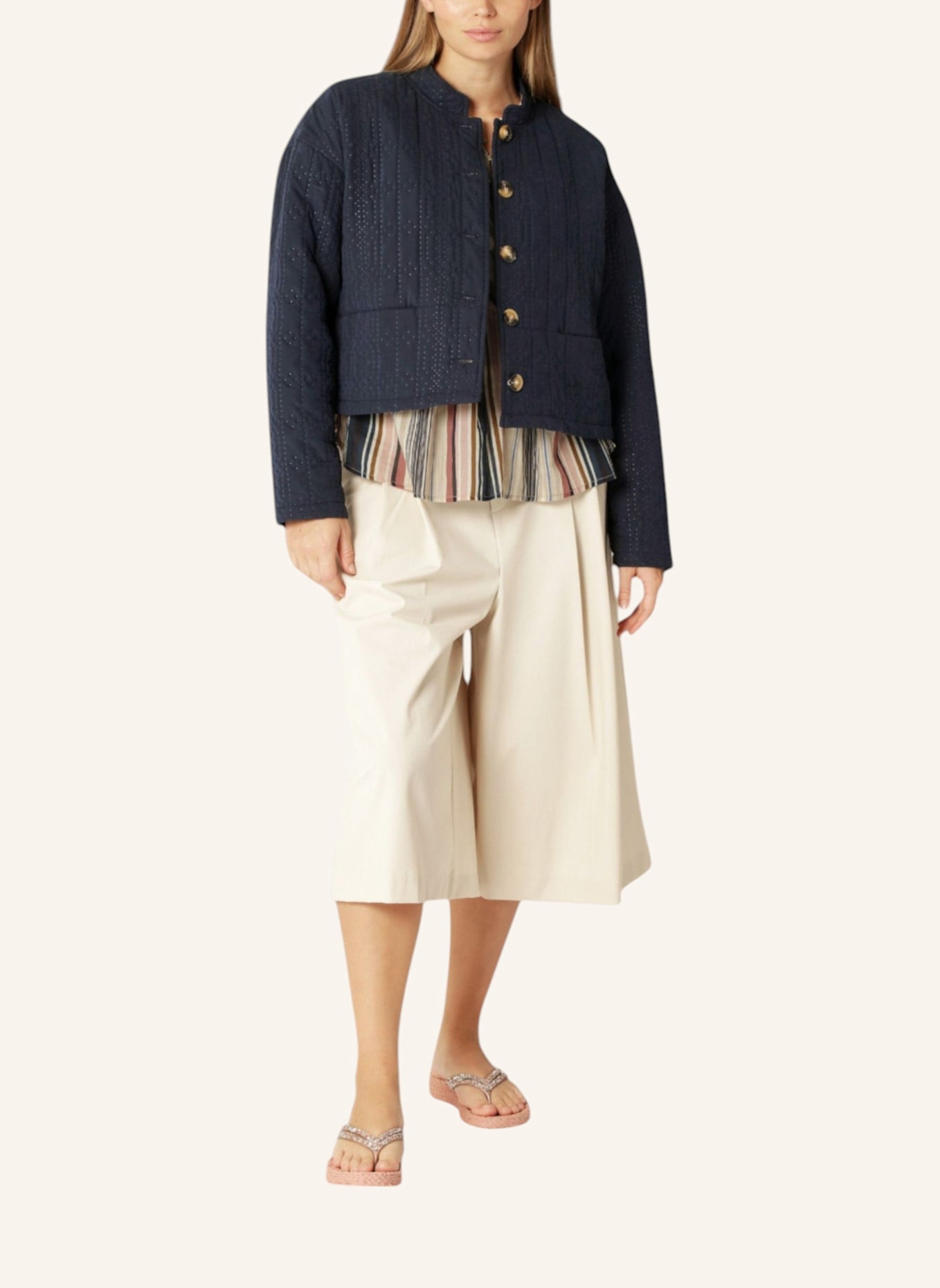 ILSE JACOBSEN Steppjacke QUILTTO01: DUNKELBLAU