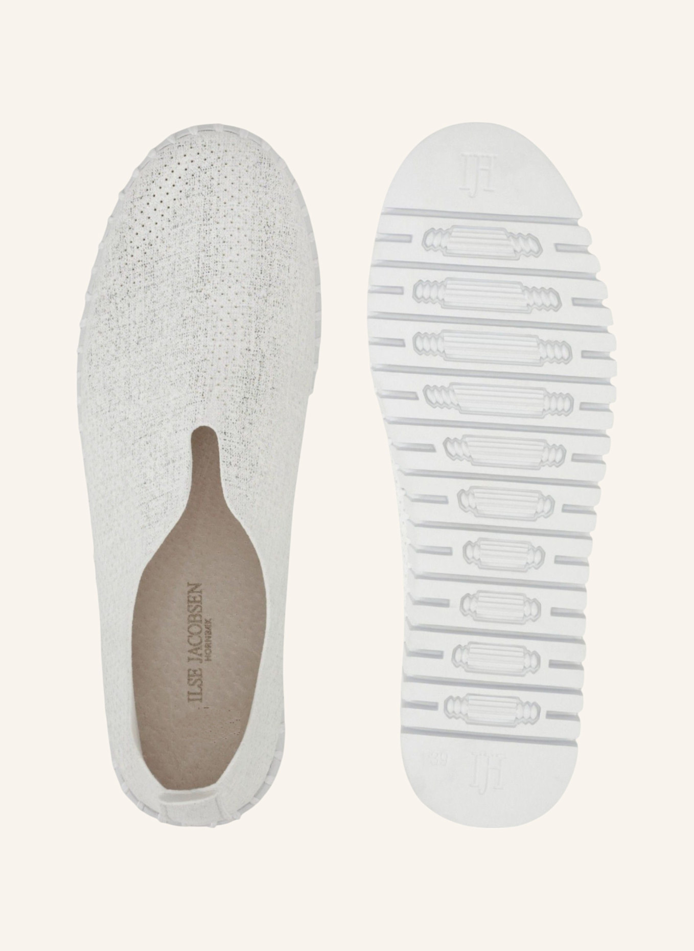 ILSE JACOBSEN Slipper TULIP3577: WEISS