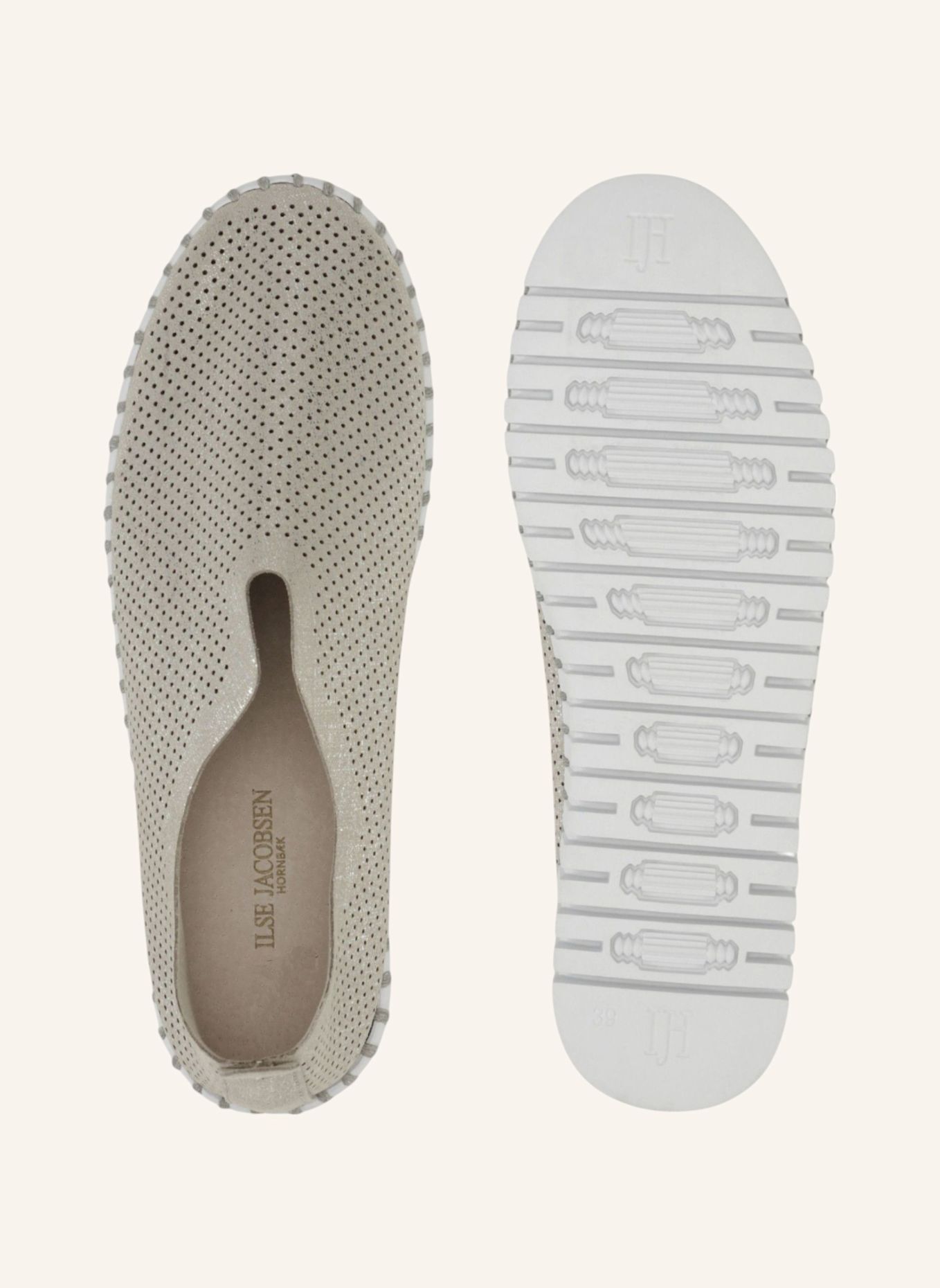 ILSE JACOBSEN Slipper TULIP3577: SILBER