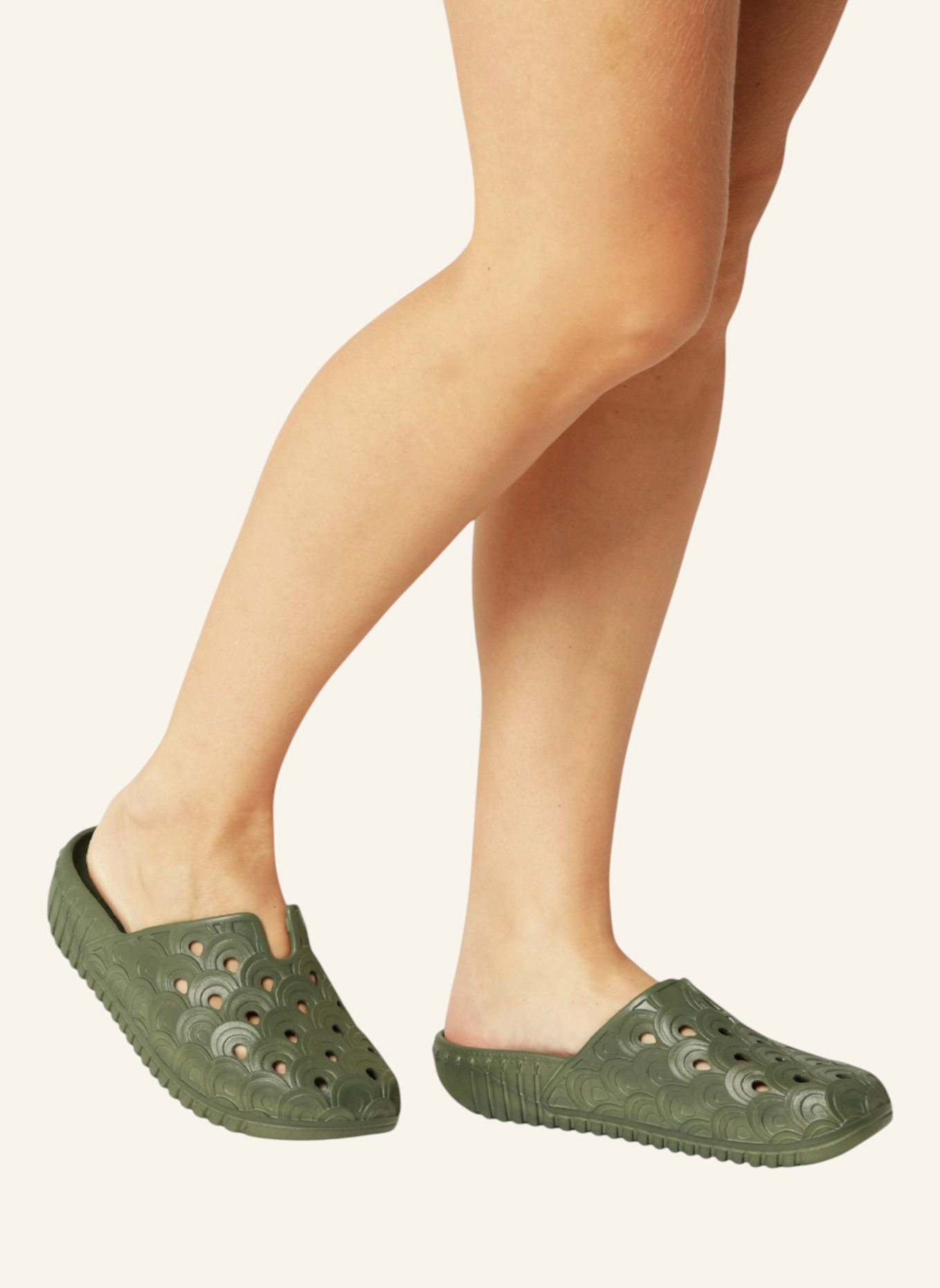 ILSE JACOBSEN Clog BIRCH01: KHAKI
