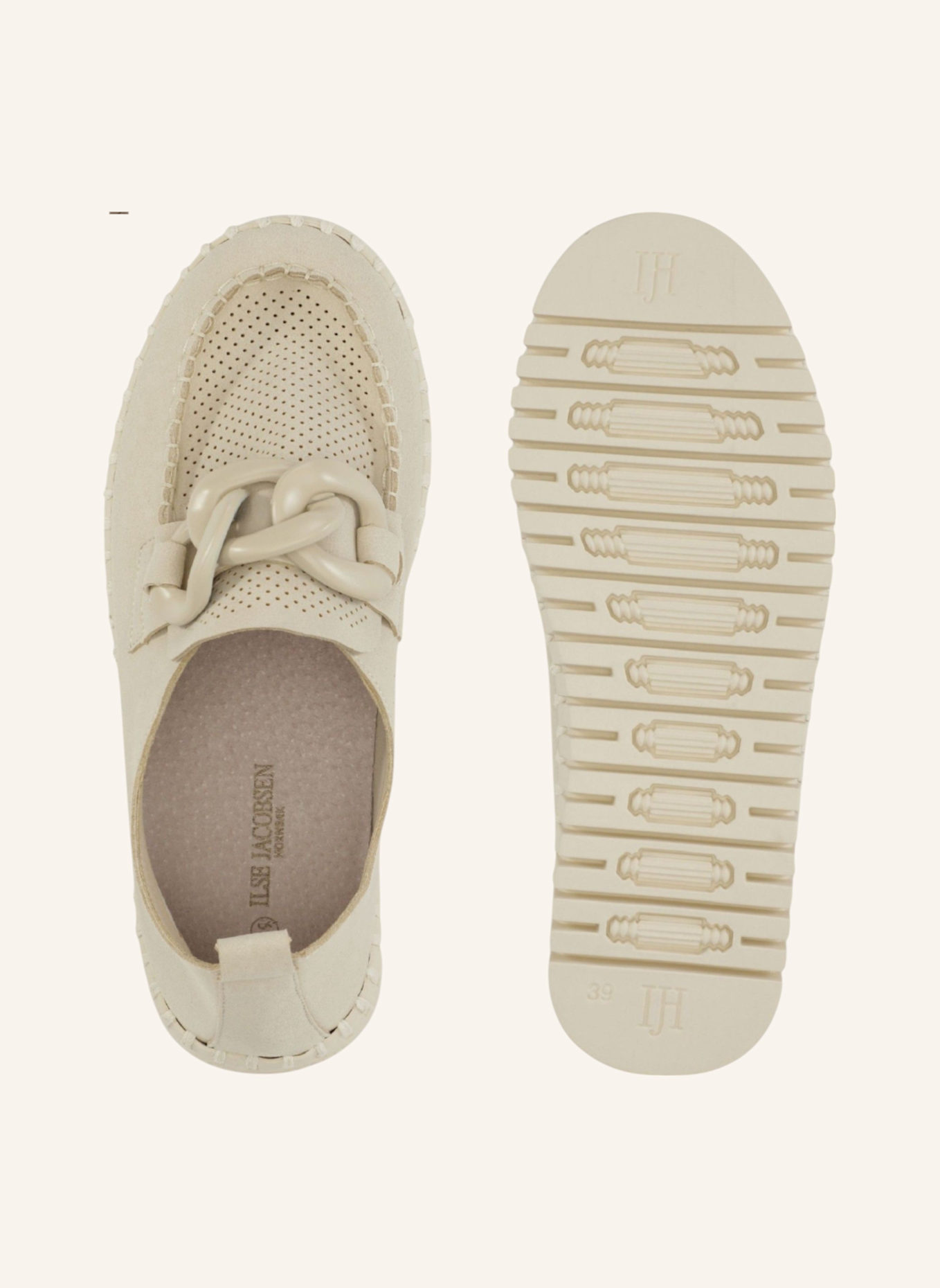 ILSE JACOBSEN Slipper TULIP3884: BEIGE