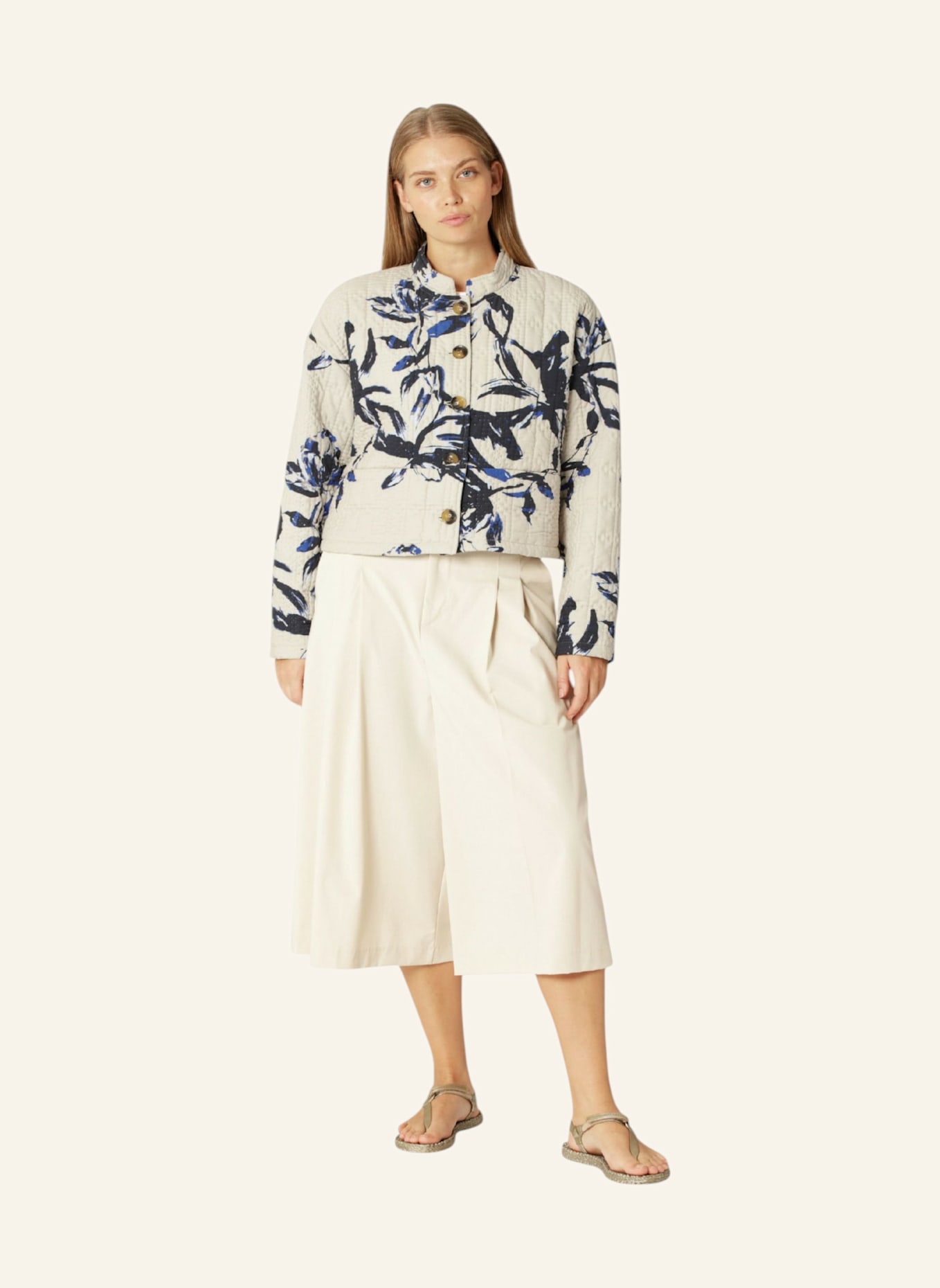 ILSE JACOBSEN Steppjacke QUILTTO01P: SCHWARZ/ WEISS/ ROT