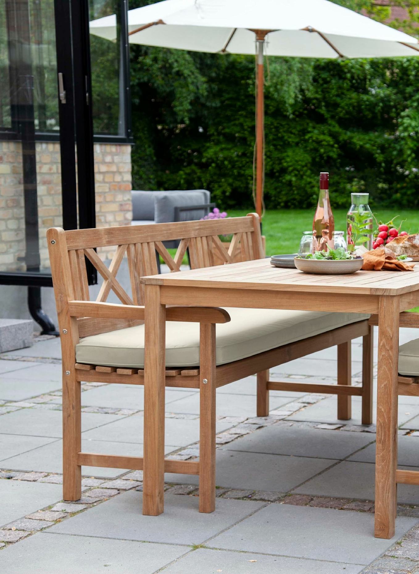 cinas Gartenstuhl-Kissen Set ROSENBORG: BEIGE